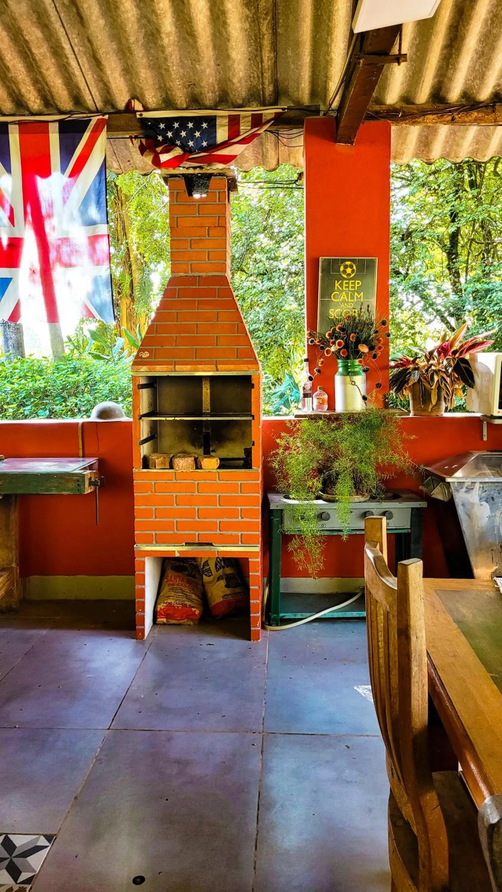 BBQ facilities in Fazenda Quinta da Esperança- Pousada e Lazer
