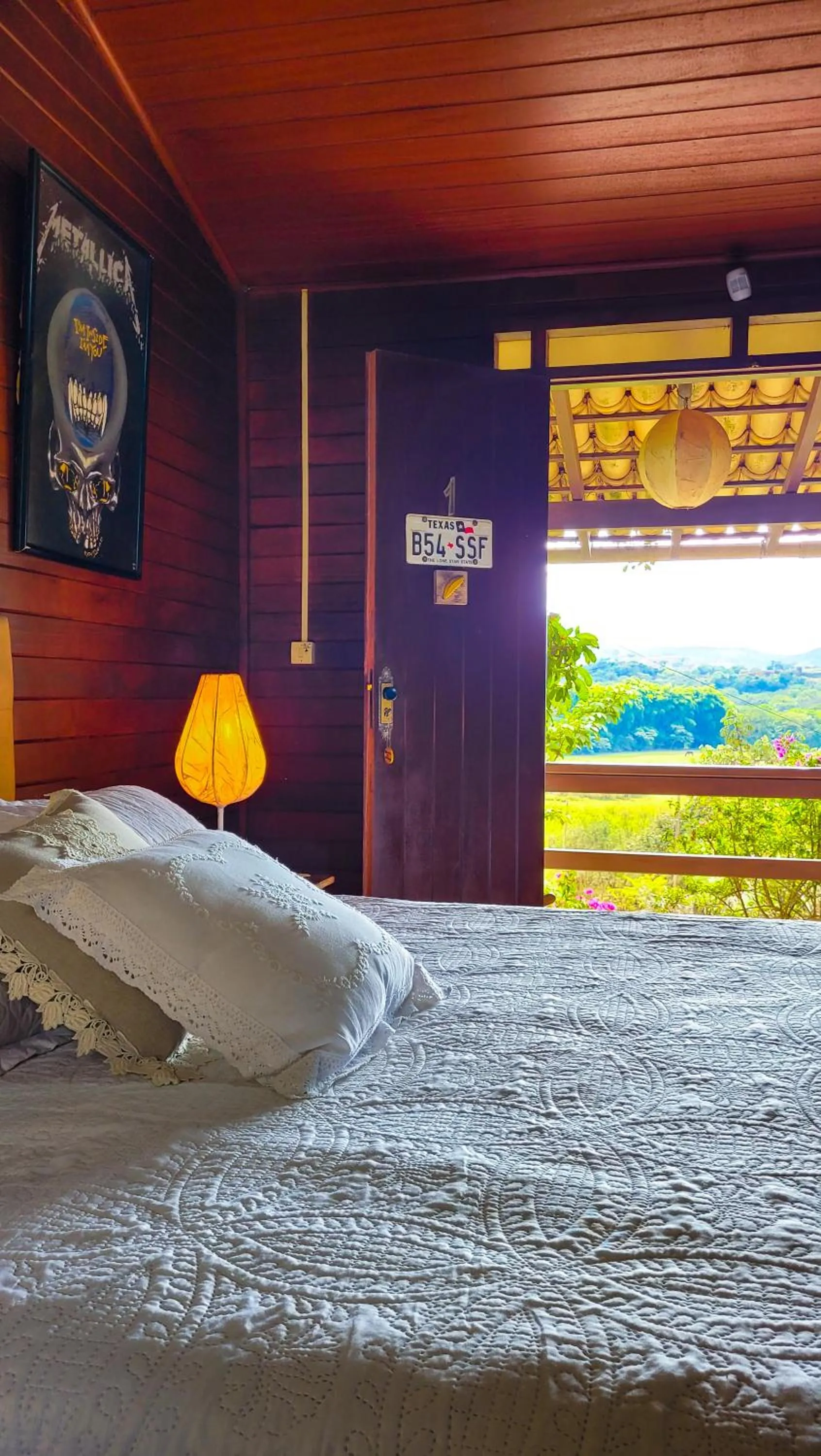 Bed in Fazenda Quinta da Esperança- Pousada e Lazer