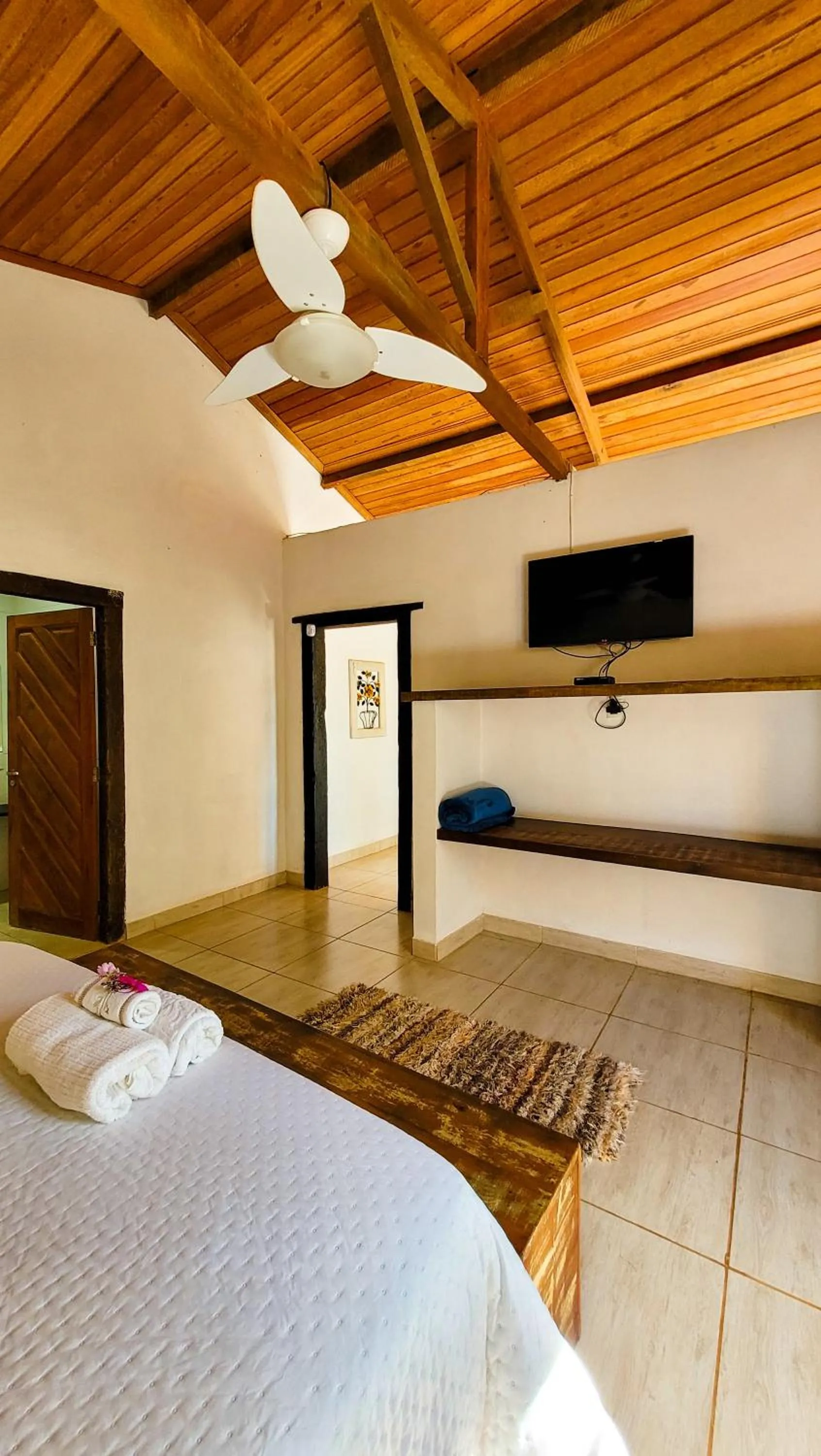 Bed in Fazenda Quinta da Esperança- Pousada e Lazer