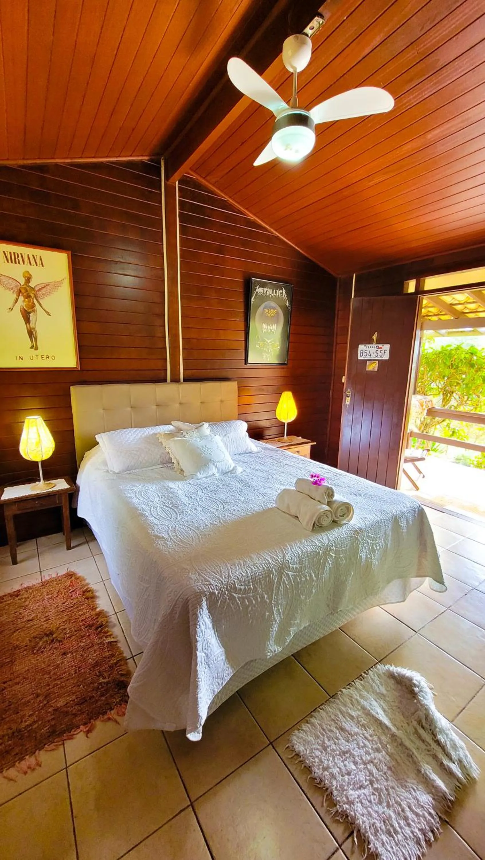 Bed in Fazenda Quinta da Esperança- Pousada e Lazer
