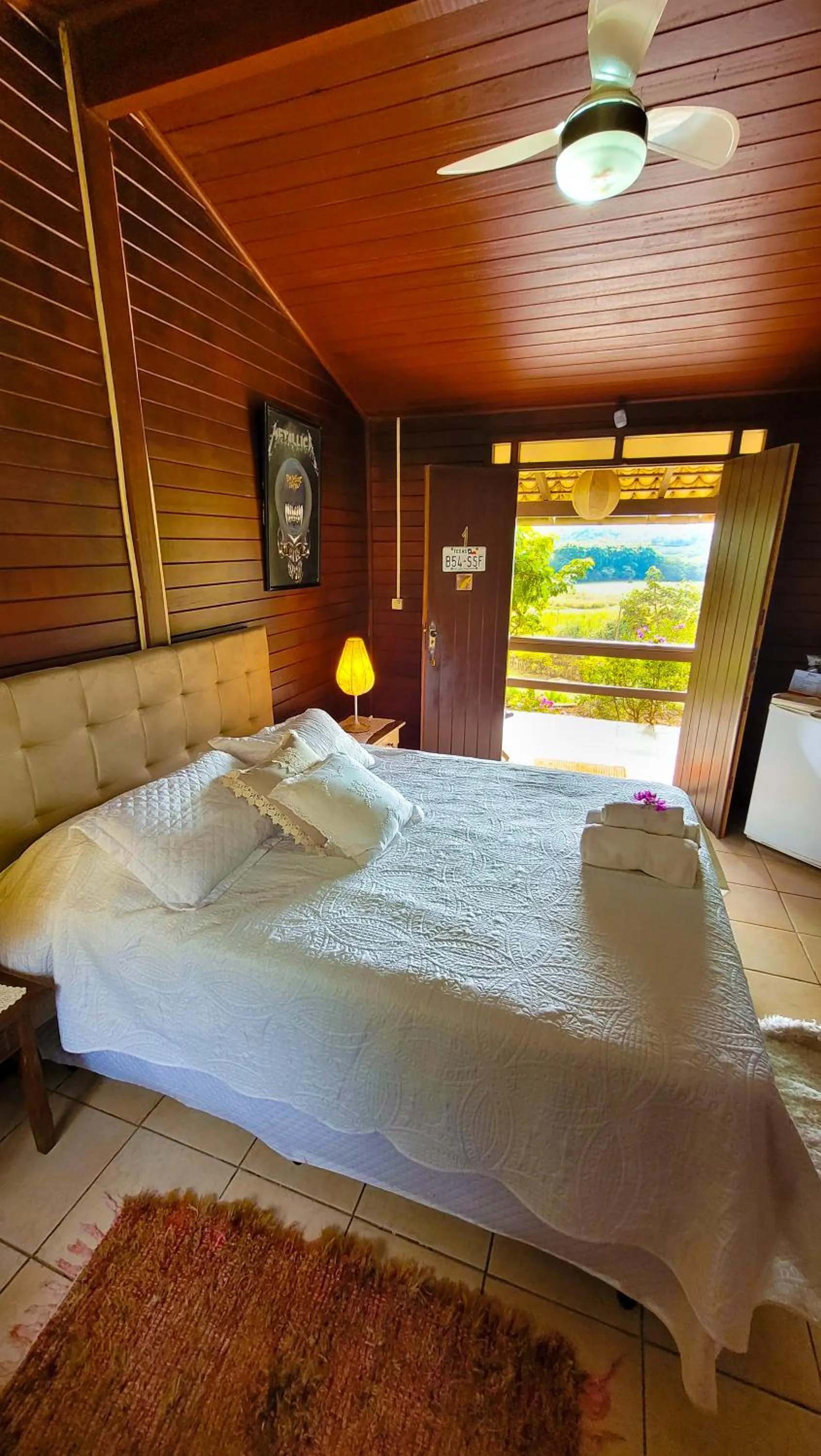 Bed in Fazenda Quinta da Esperança- Pousada e Lazer