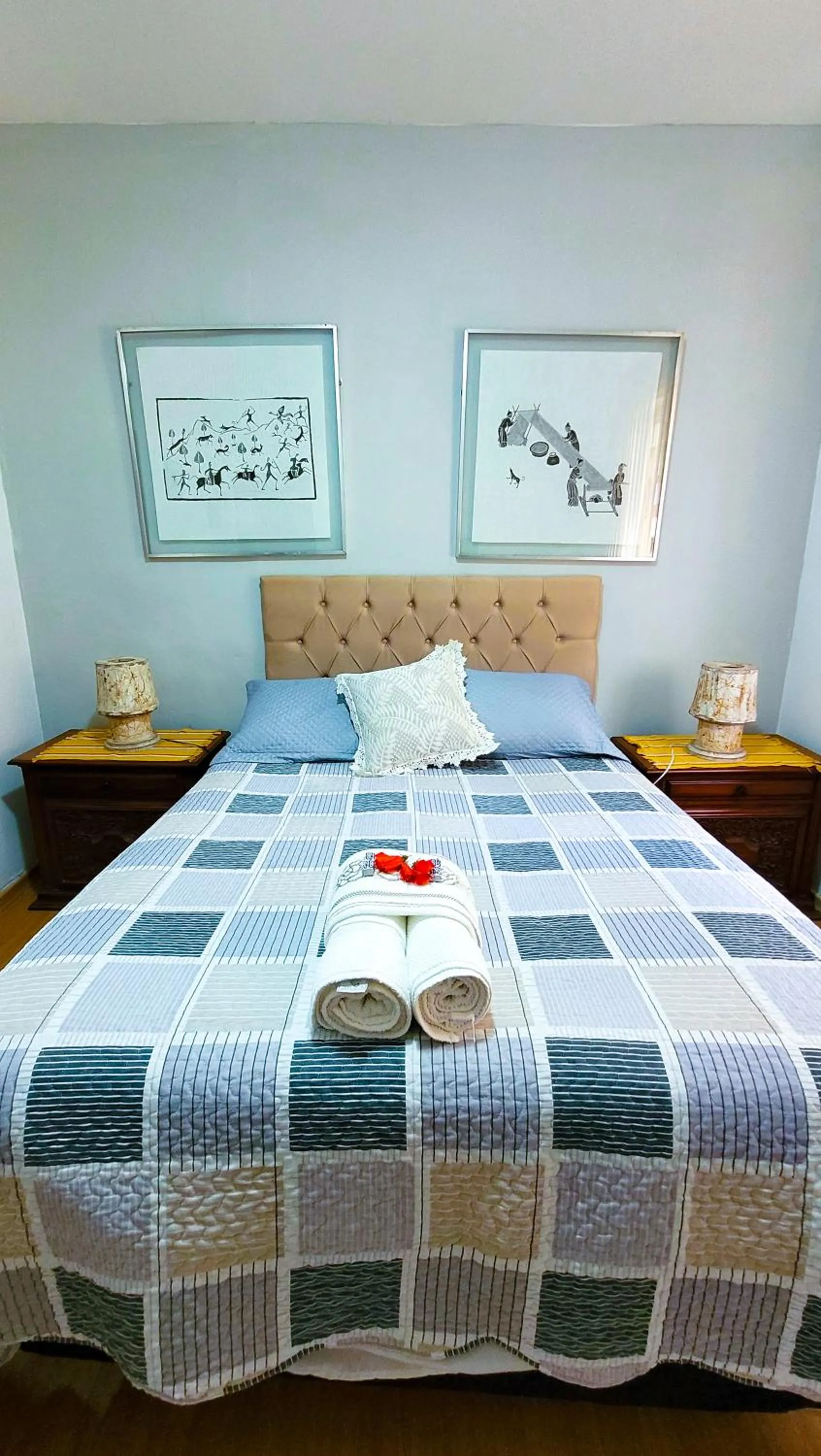 Bed in Fazenda Quinta da Esperança- Pousada e Lazer