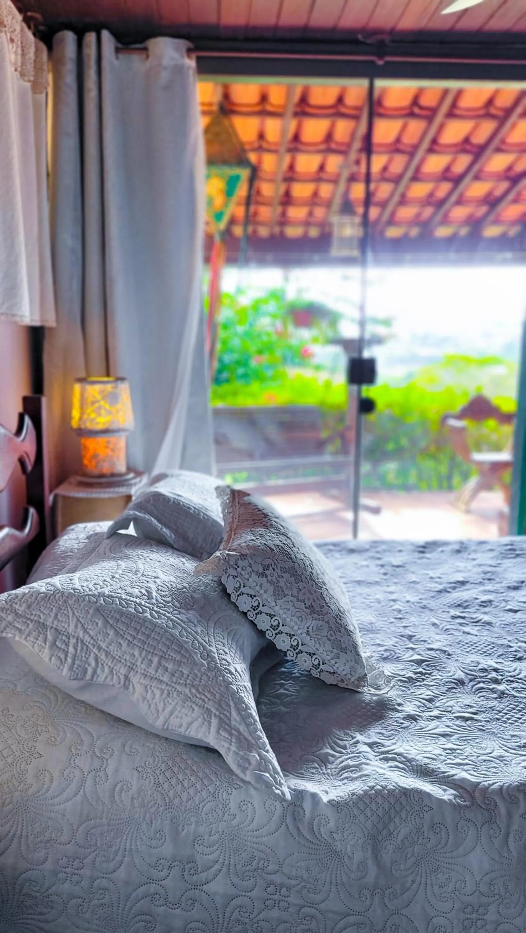 Bed in Fazenda Quinta da Esperança- Pousada e Lazer