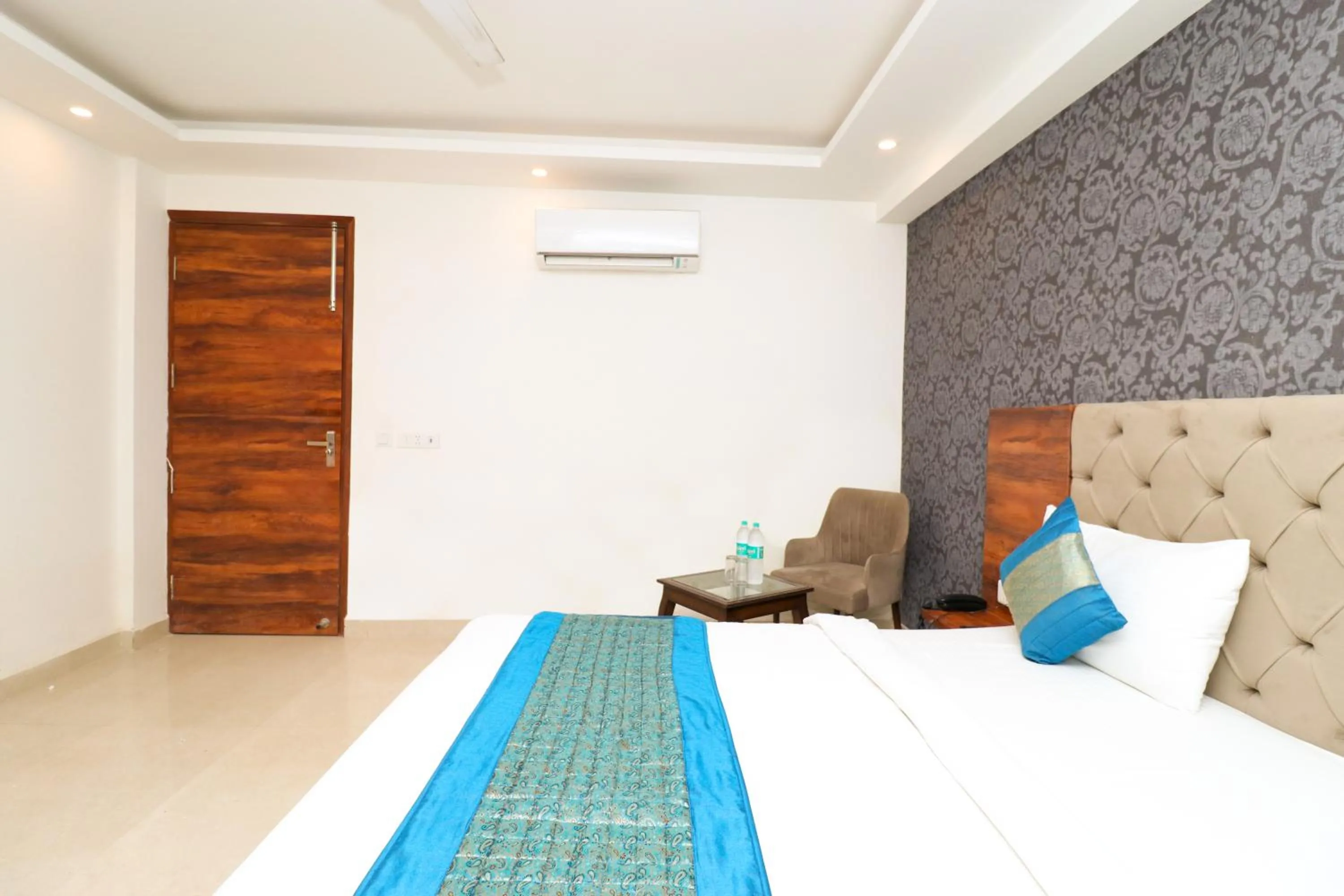 Photo of the whole room, Bed in Hotel Vertu IGI Delhi Airport By OPO,Free Airport Pickup & Drop