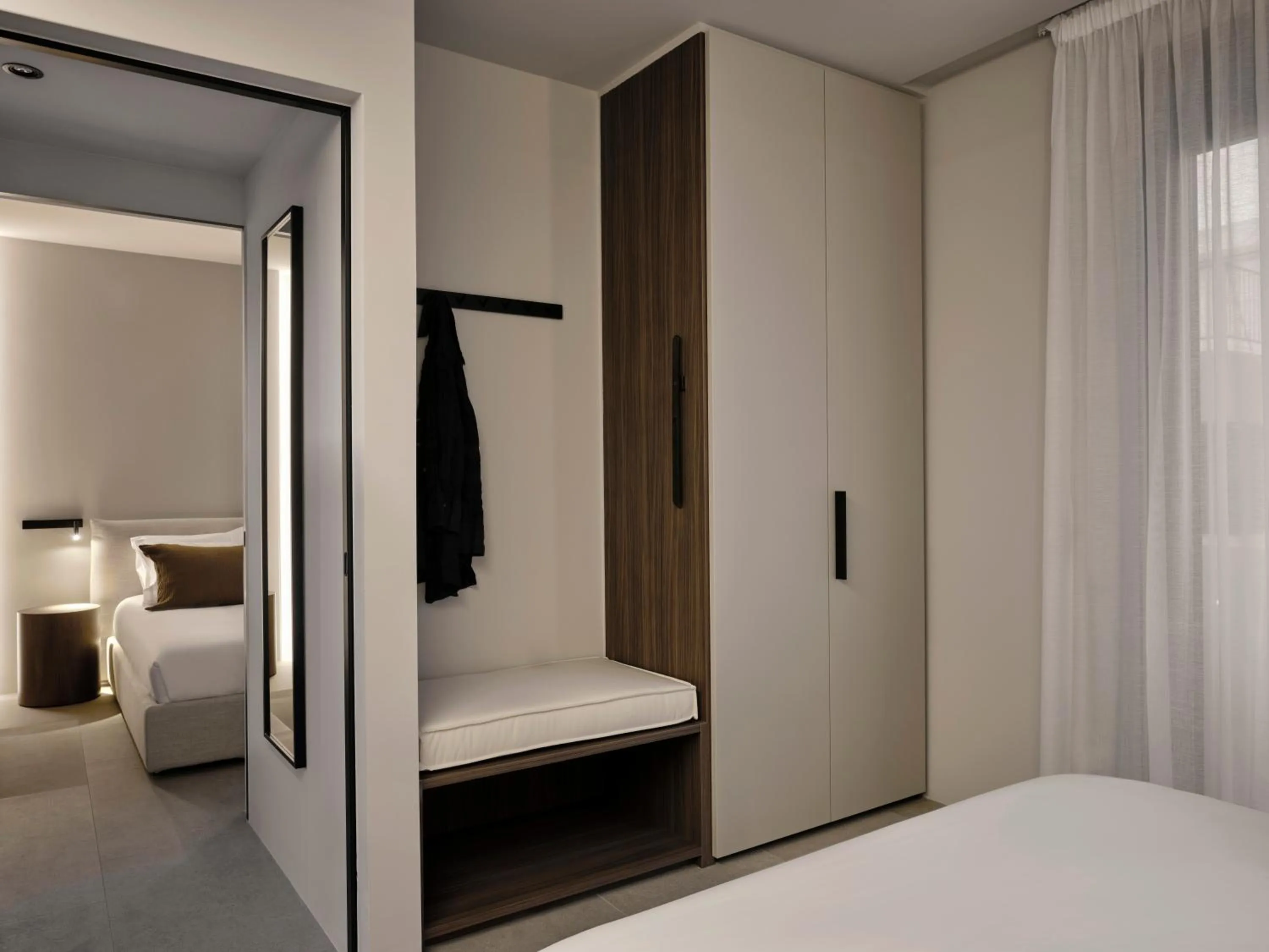 Bedroom, Bed in Bond Smart Living Suites