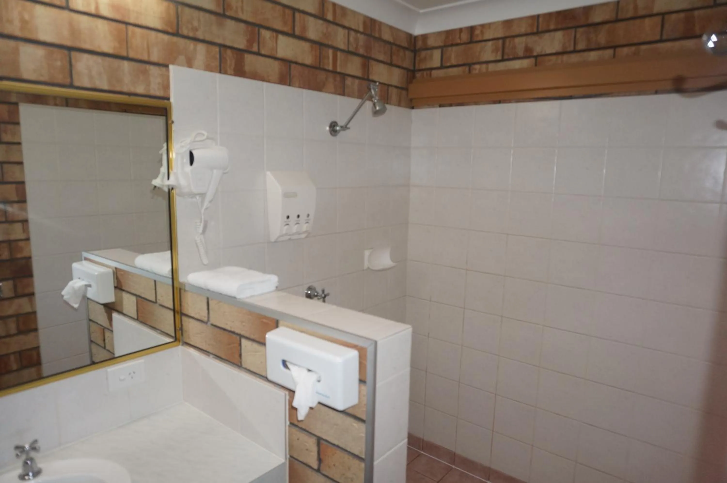 Bathroom in Miles Outback Motel