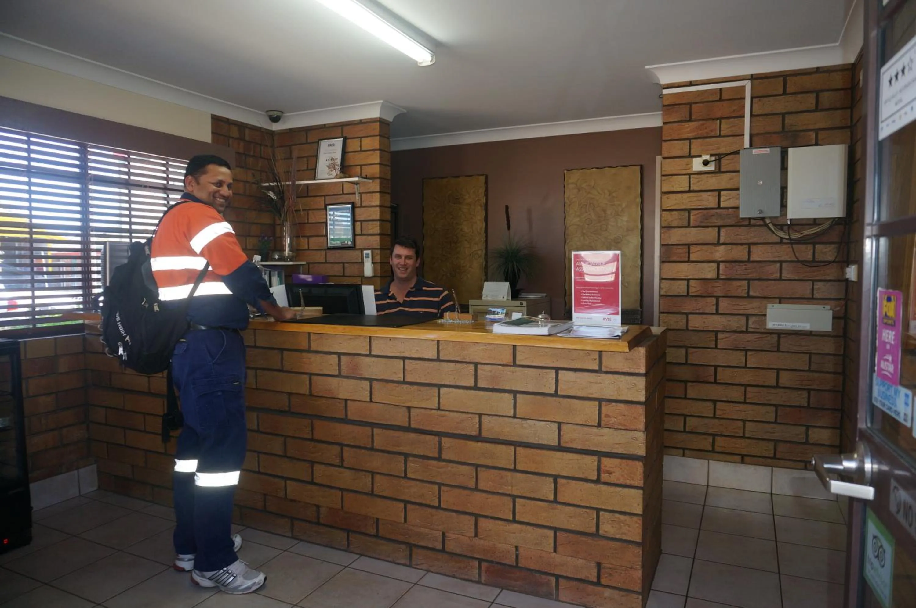 Lobby or reception in Miles Outback Motel