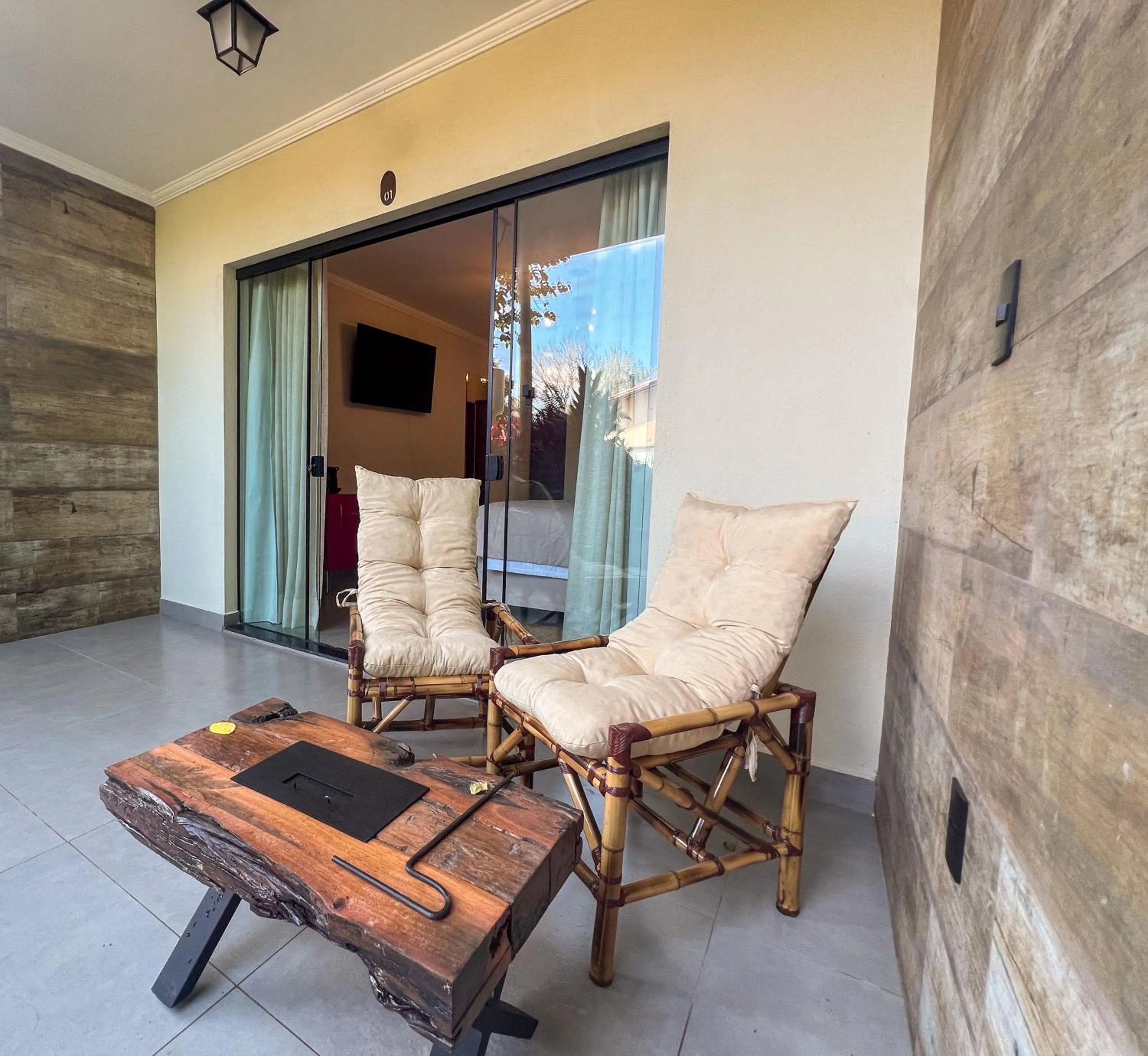 Patio in Unalome Pousada