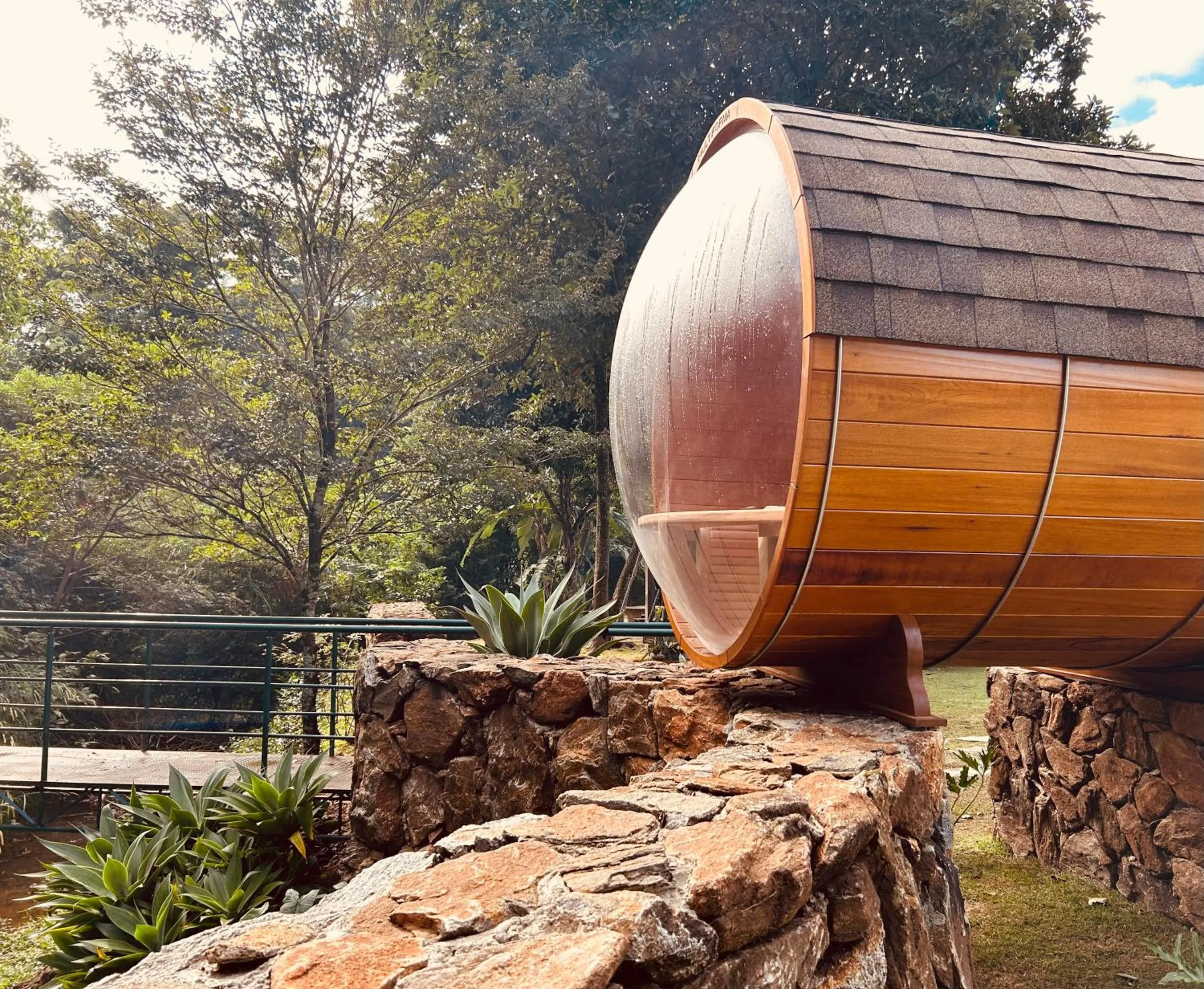 Sauna in Unalome Pousada