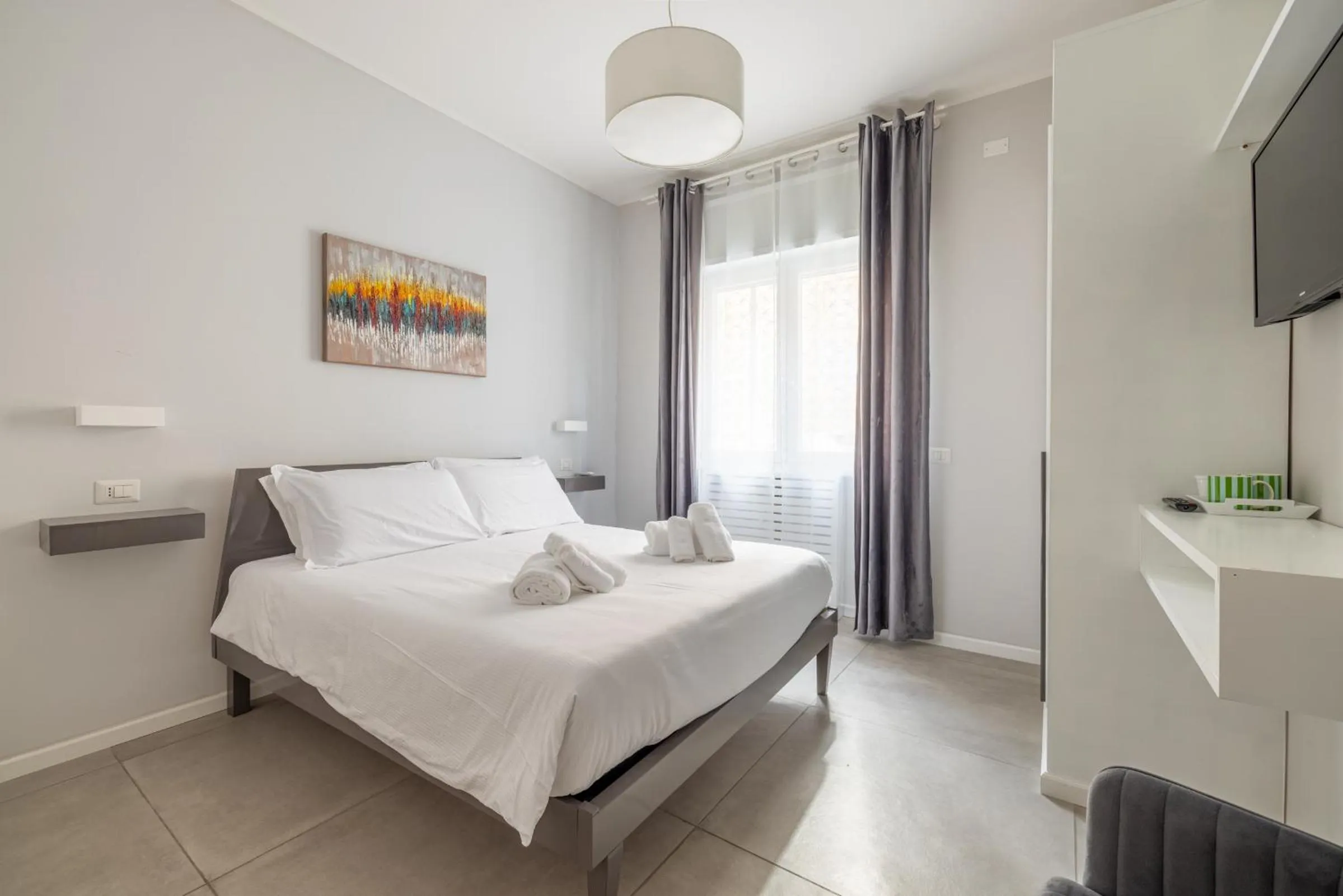 Bed in Belli Suites Vatican Rome Guest House