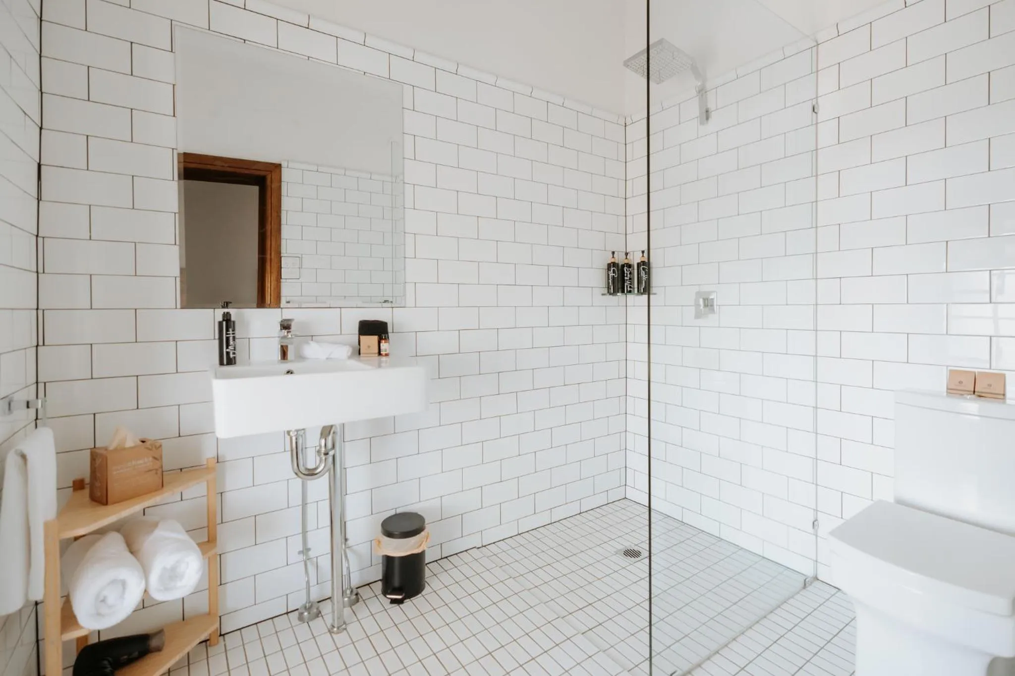 Shower in The Bronte Boutique Hotel