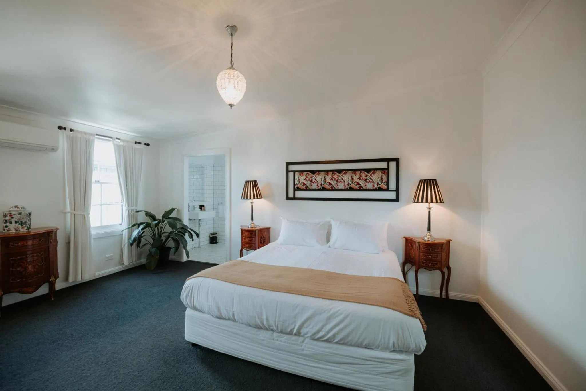 Bed in The Bronte Boutique Hotel