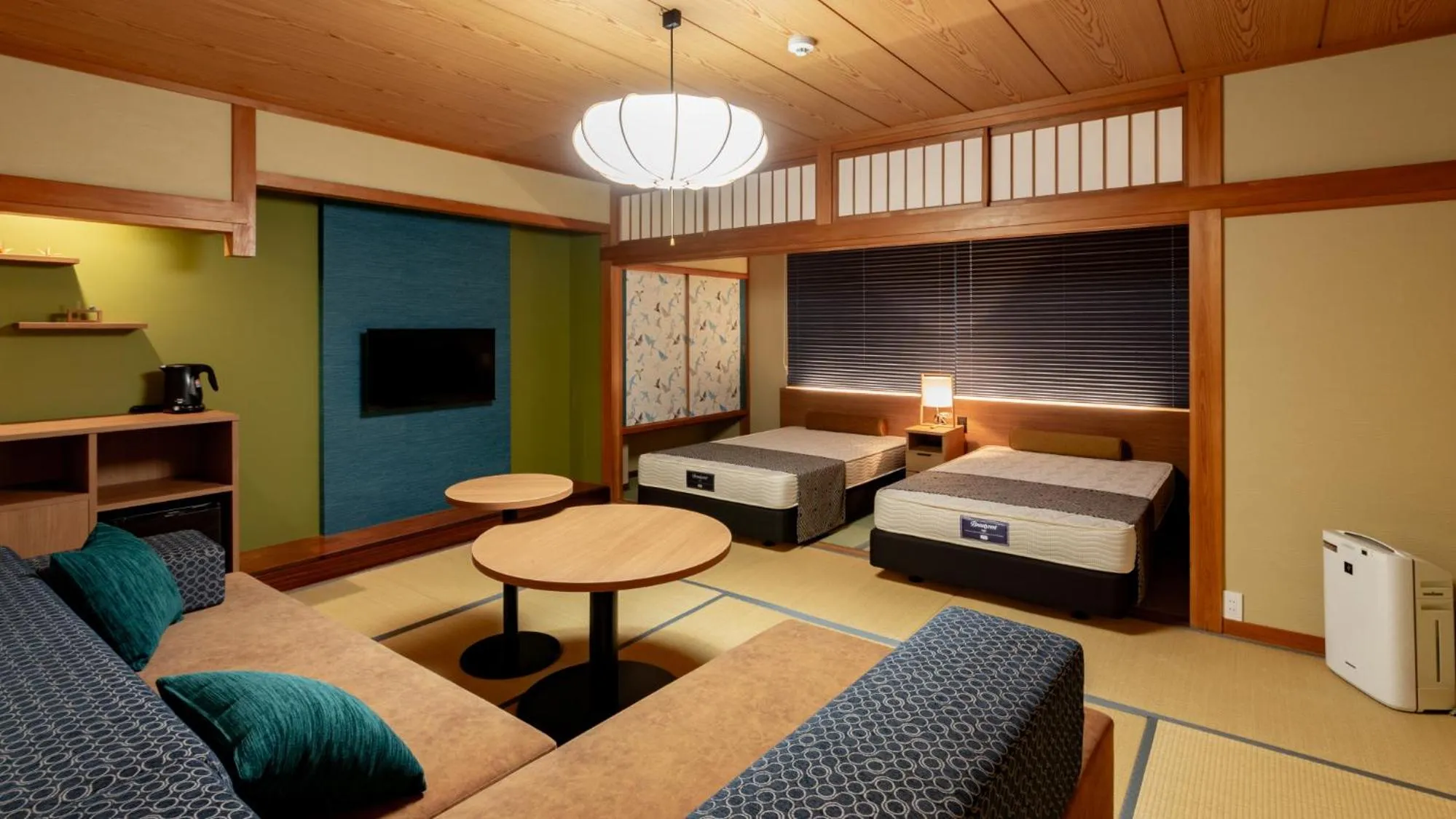 Bed in Kinosaki Onsen Kawaguchiya Honkan