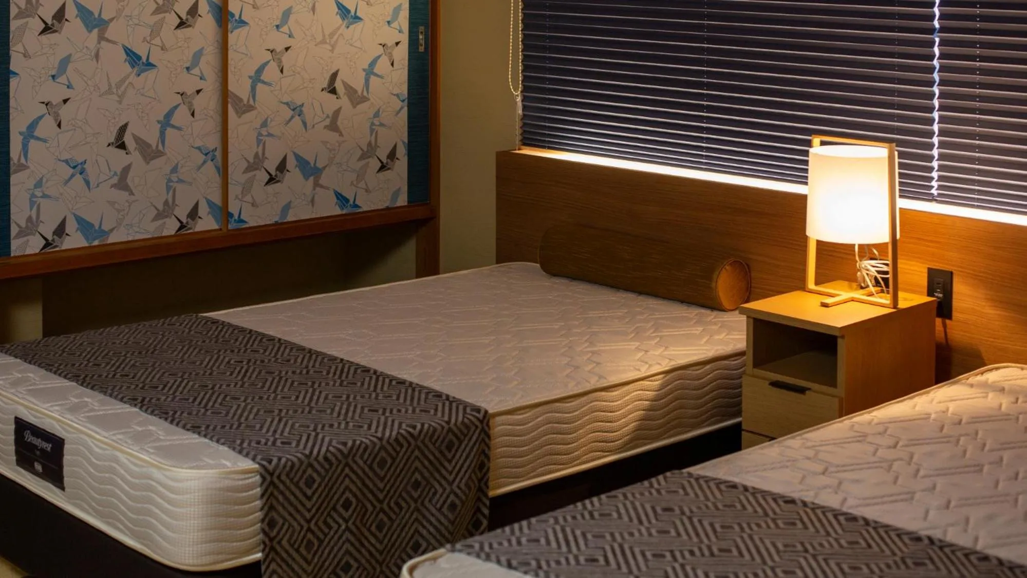 Bed in Kinosaki Onsen Kawaguchiya Honkan