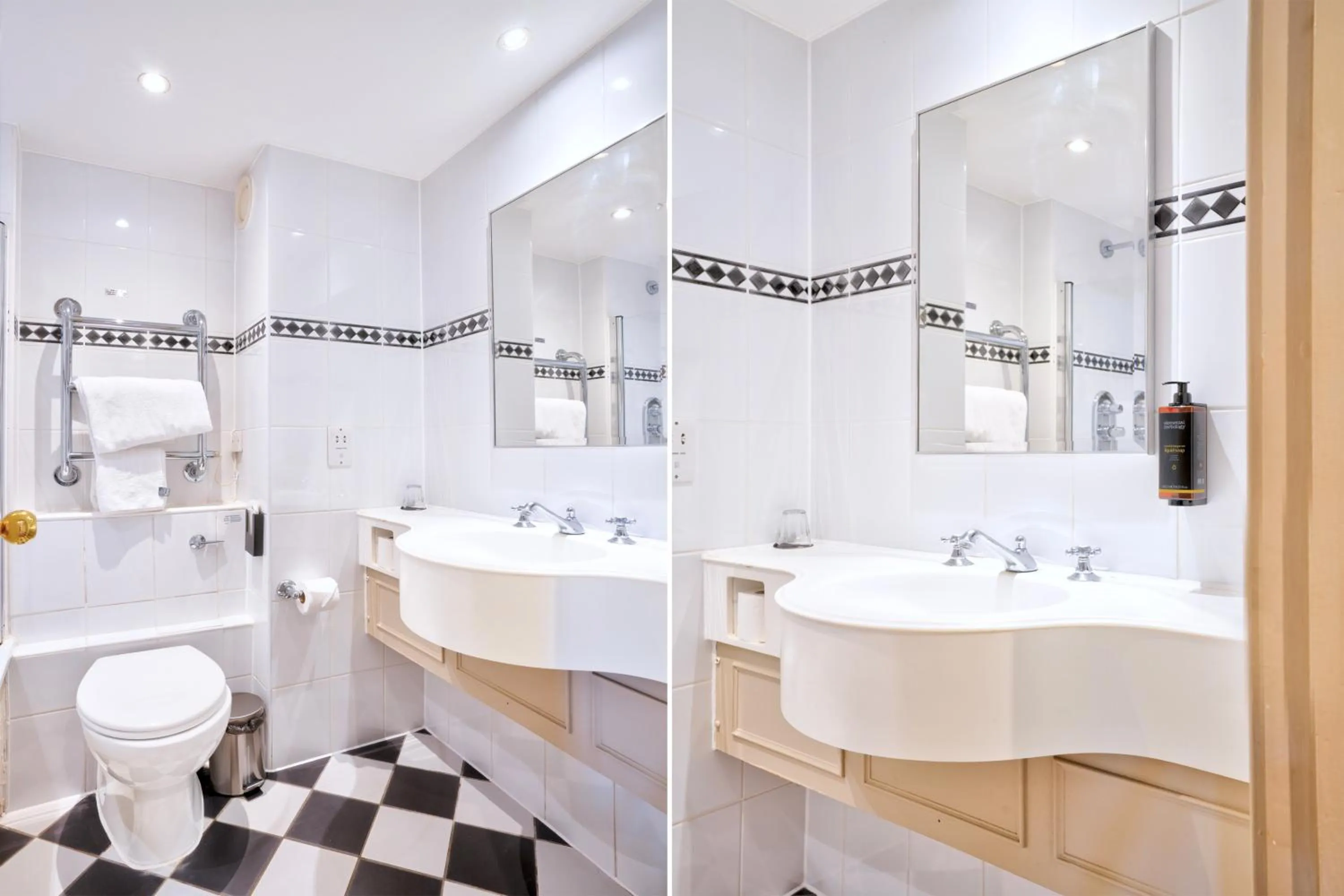 Bathroom in Sunday Box Hill Burford Bridge Hotel