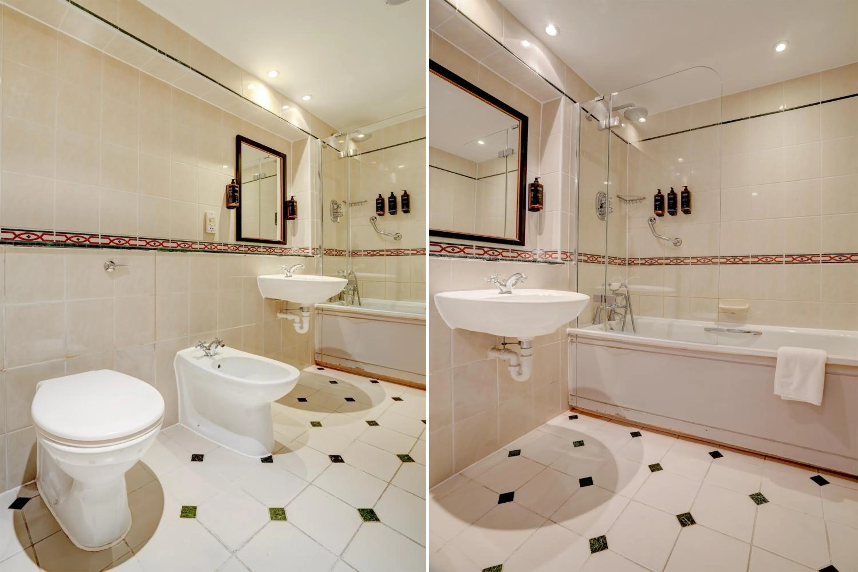 Bathroom in Sunday Box Hill Burford Bridge Hotel