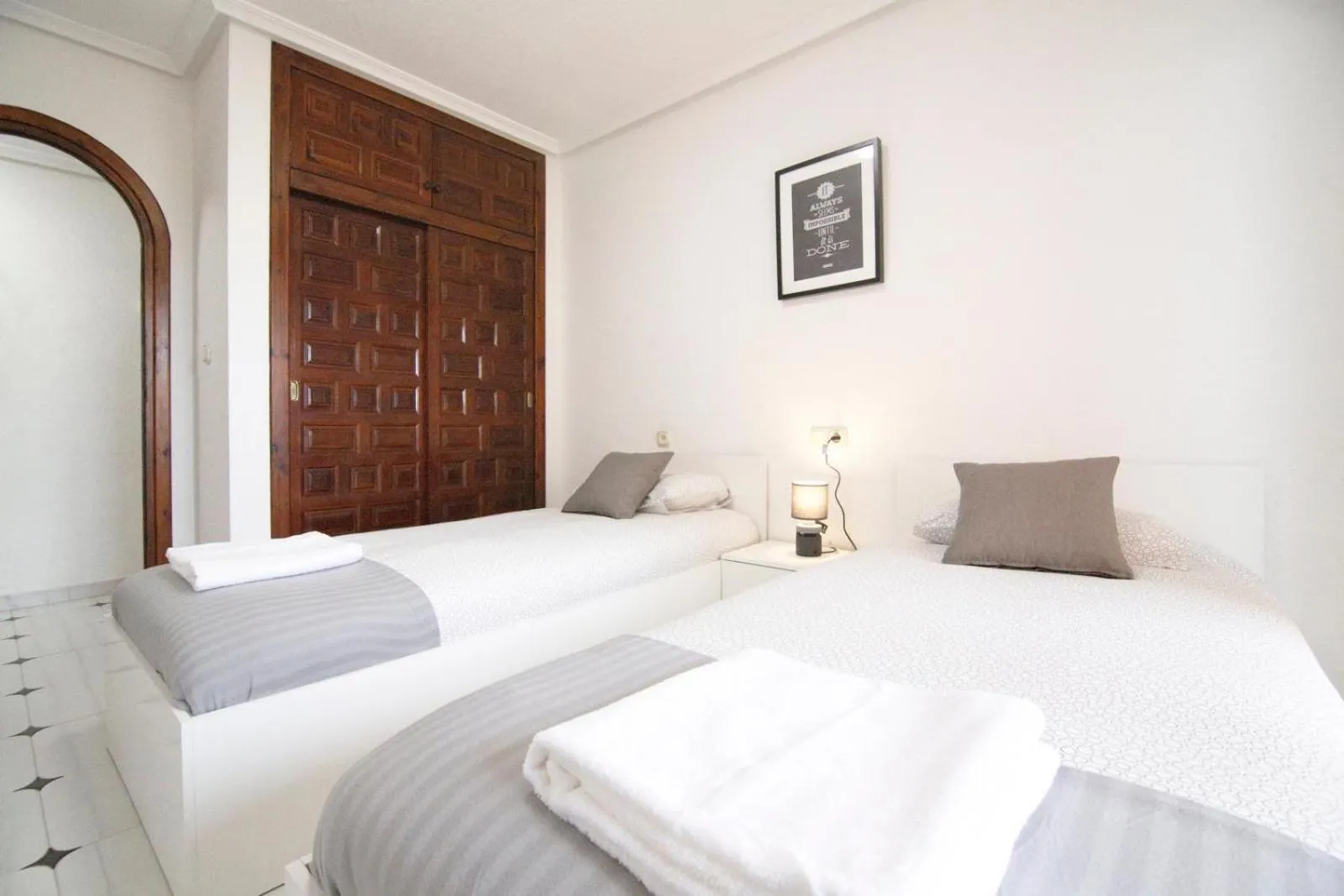 Bed in Ático Castillo de Mar