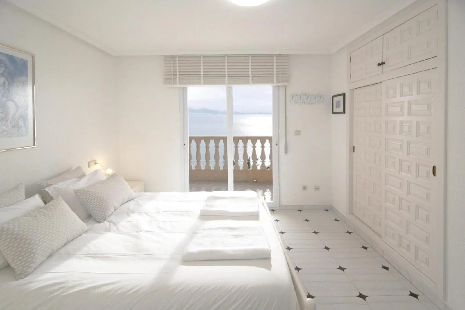 Bed in Ático Castillo de Mar