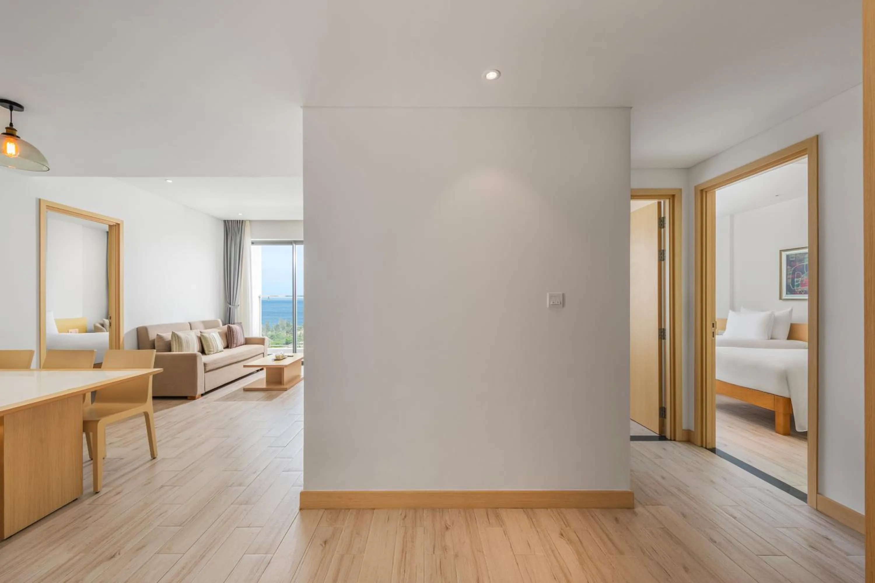 Living room, Bed in Naman Retreat