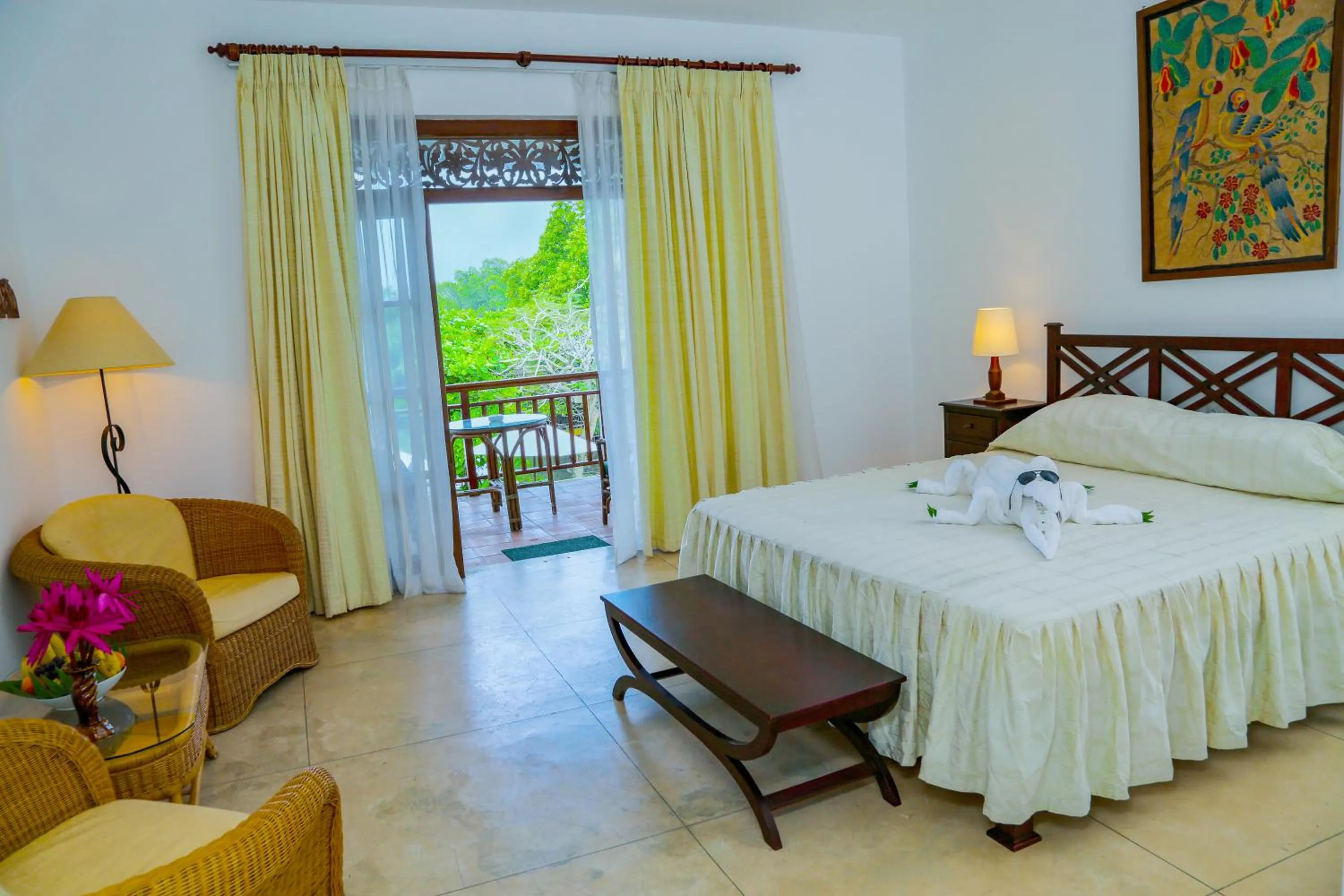 Bed in Waterside Bentota