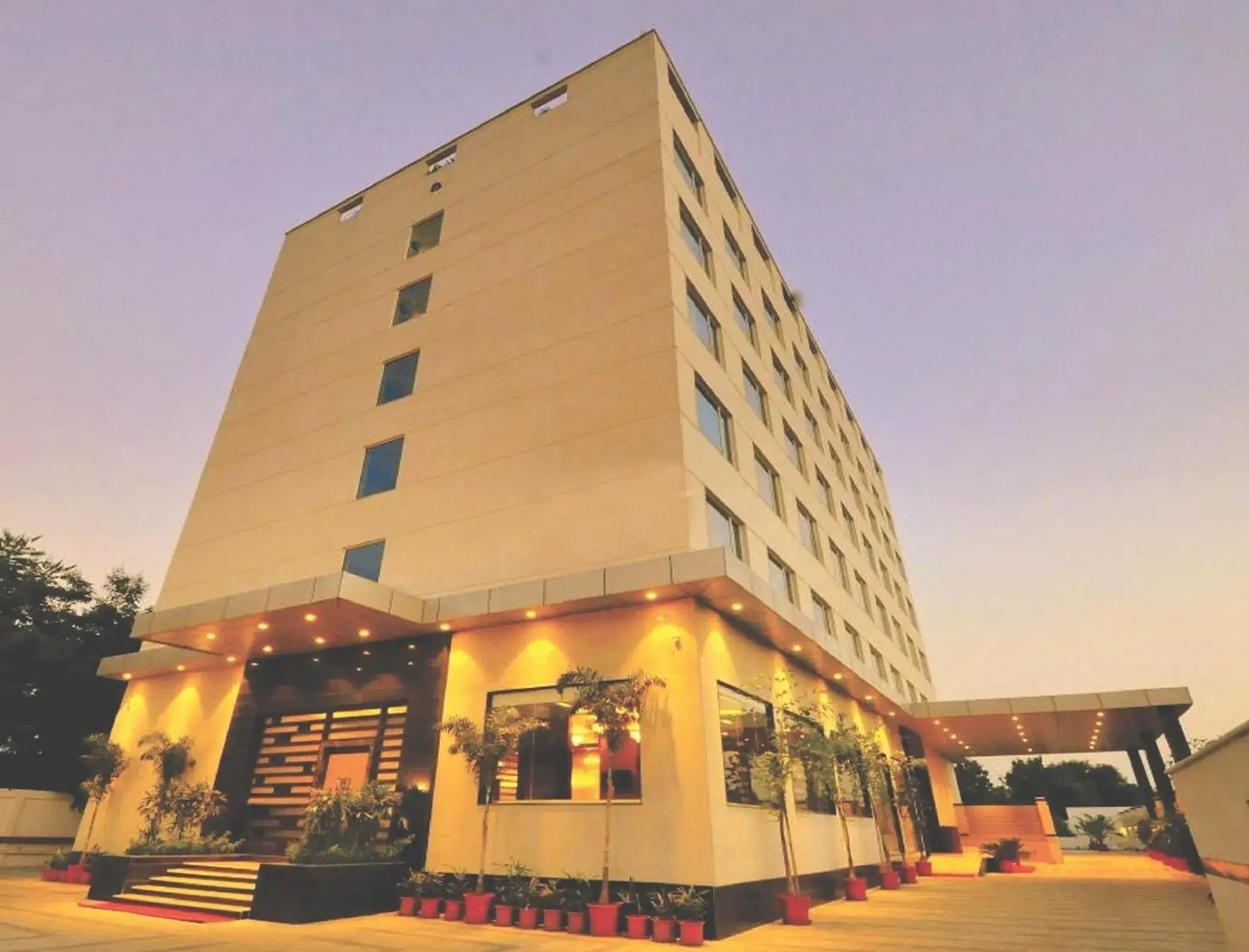 Property building in Hotel Marigold Jaipur Property building in Hotel Marigold Jaipur