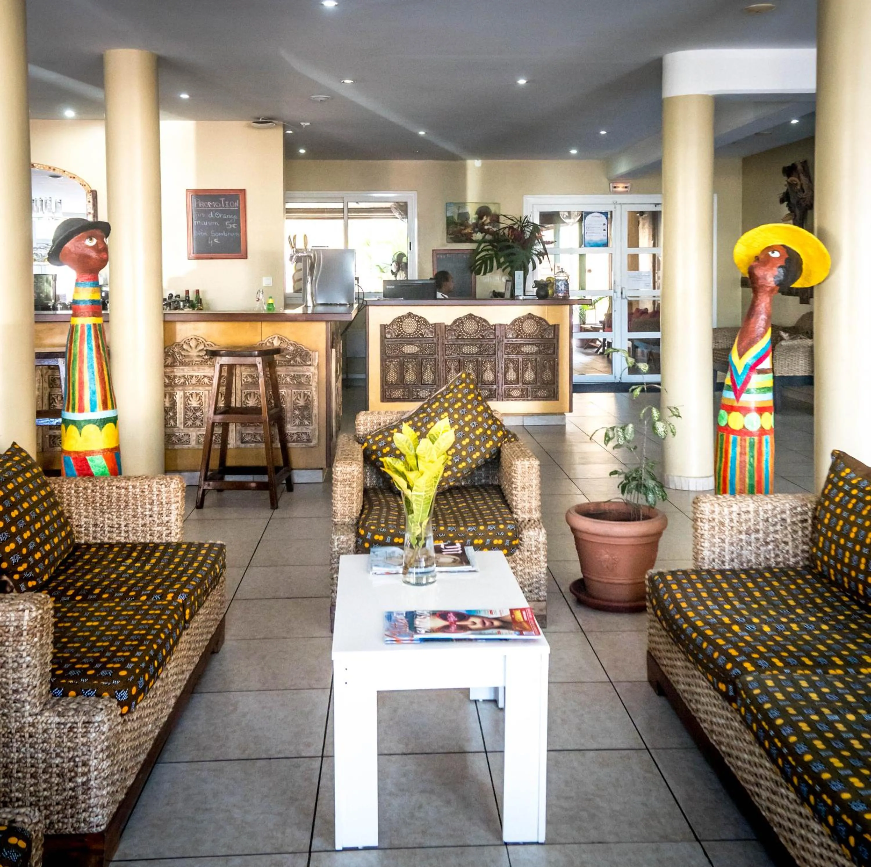 Lobby or reception in Hotel Maharajah