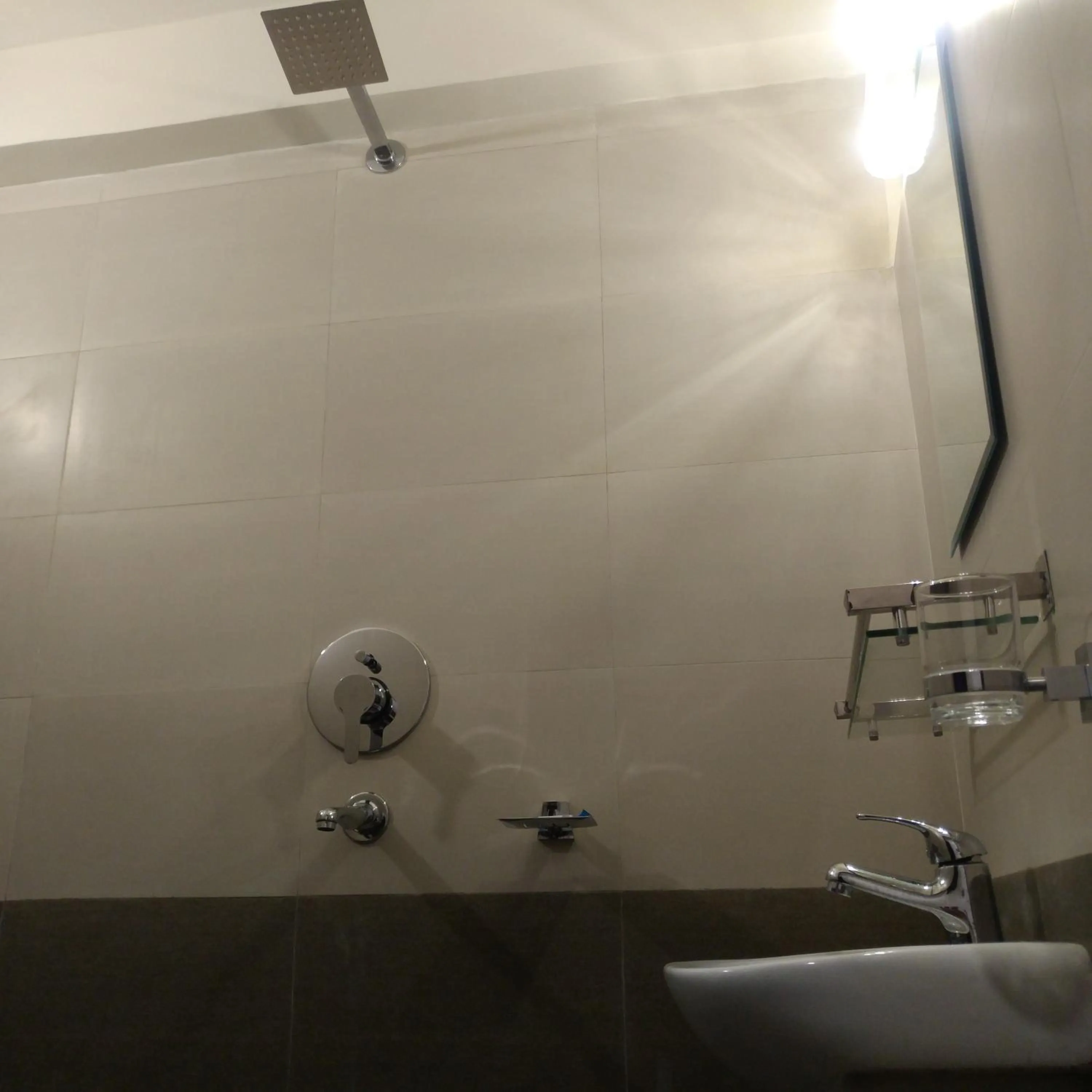 Shower in Kumari Guest House