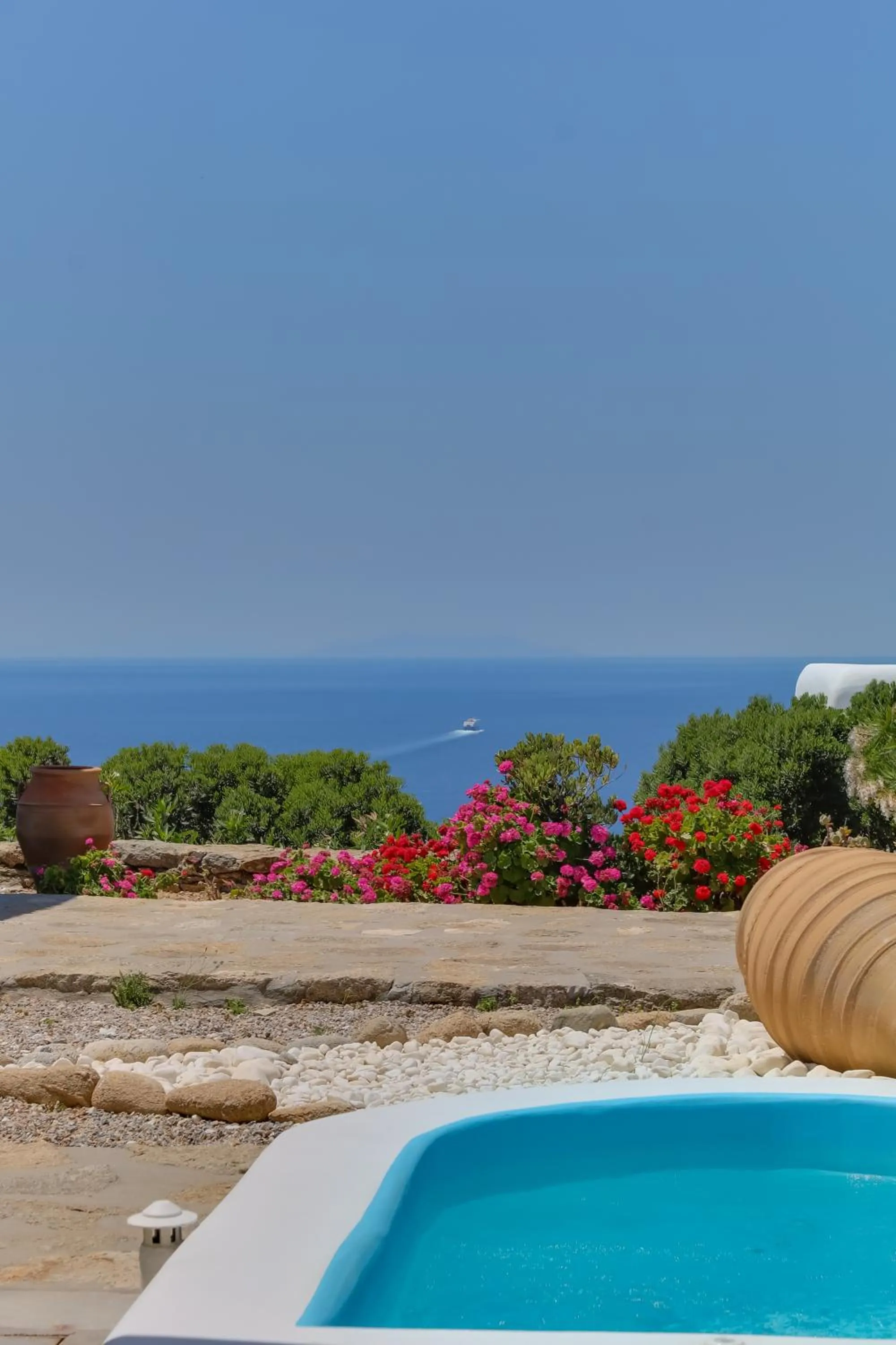 Property building in Manolia View Mykonos