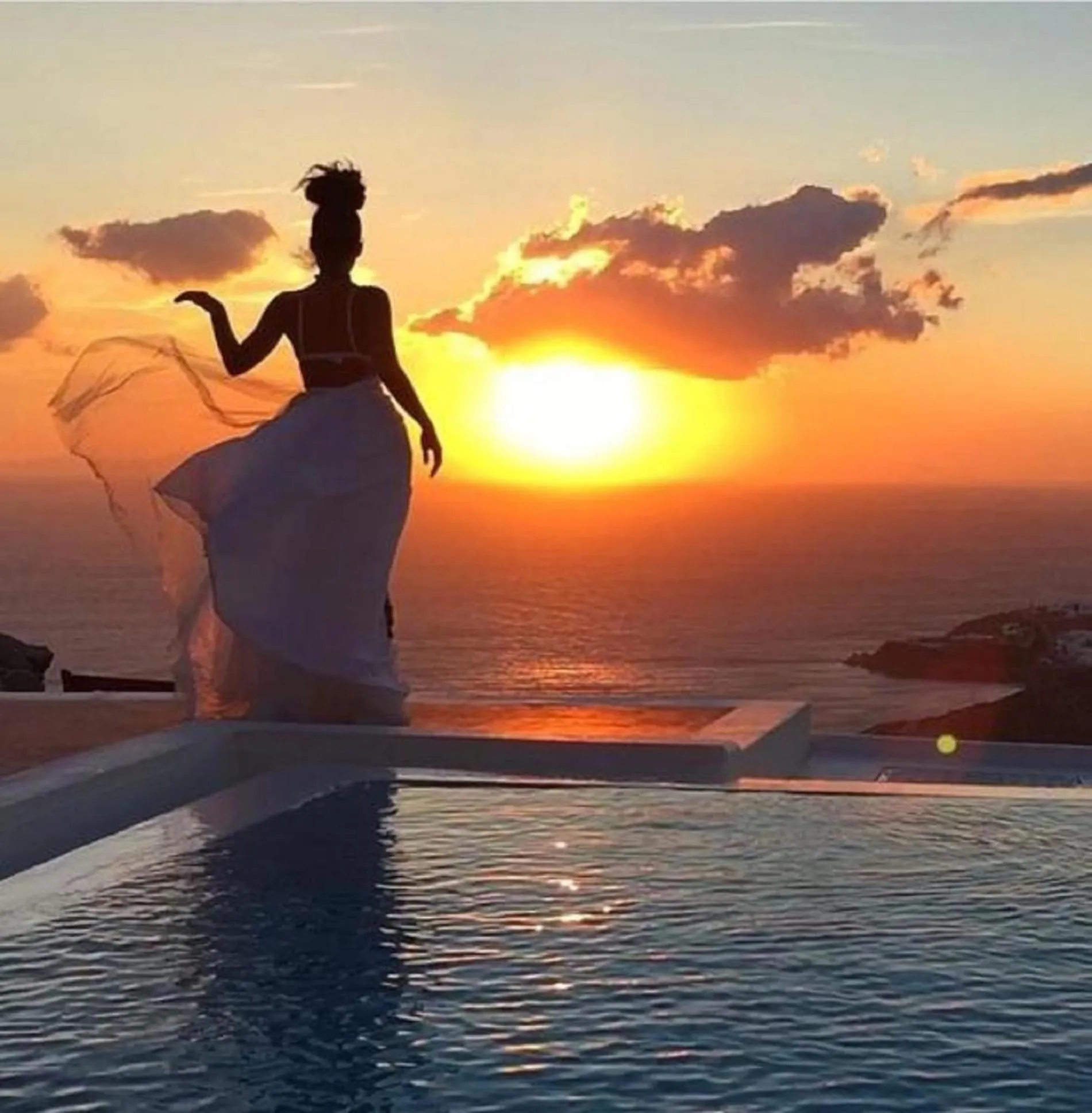 People in Manolia View Mykonos