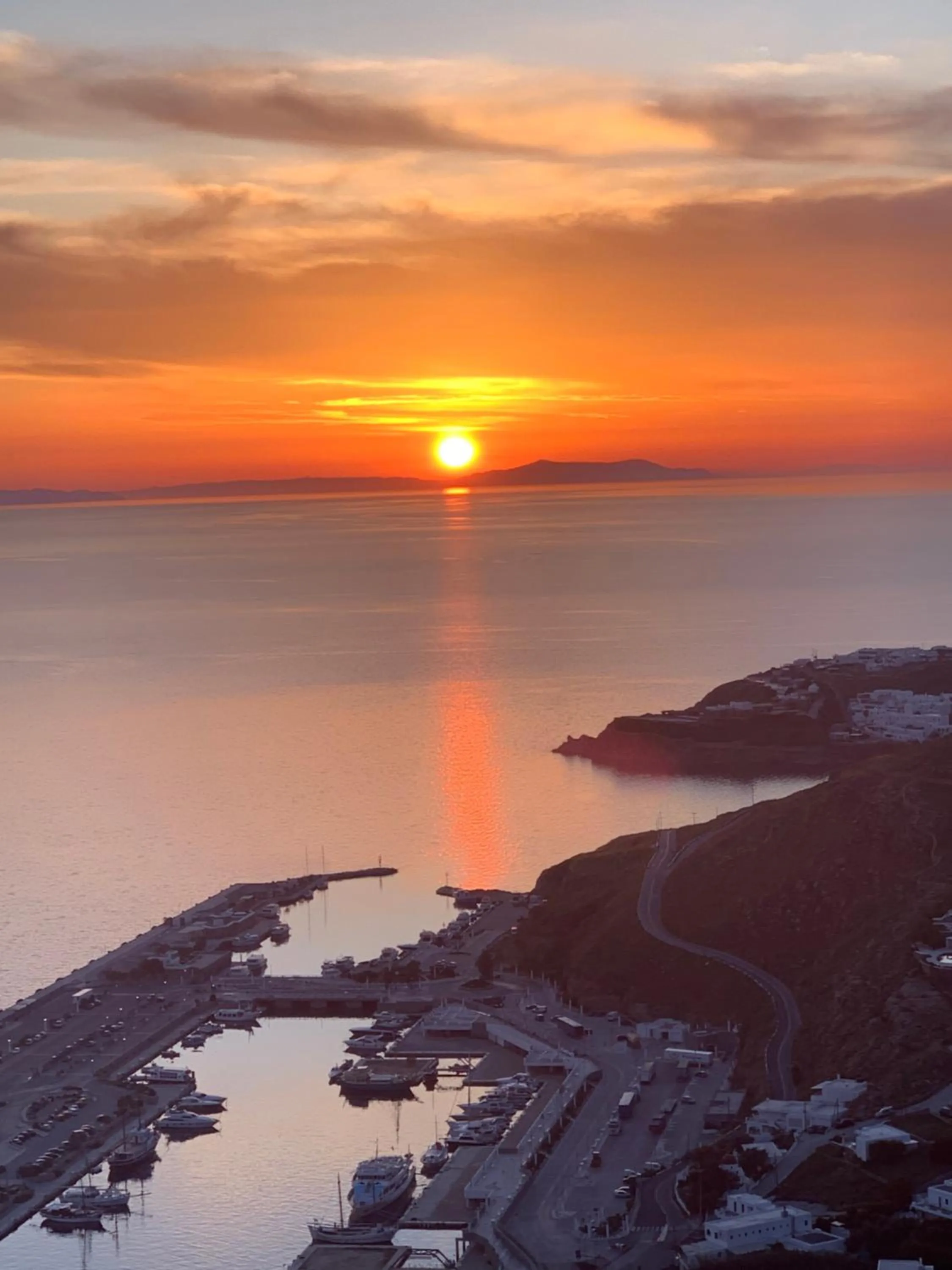 Natural landscape in Manolia View Mykonos