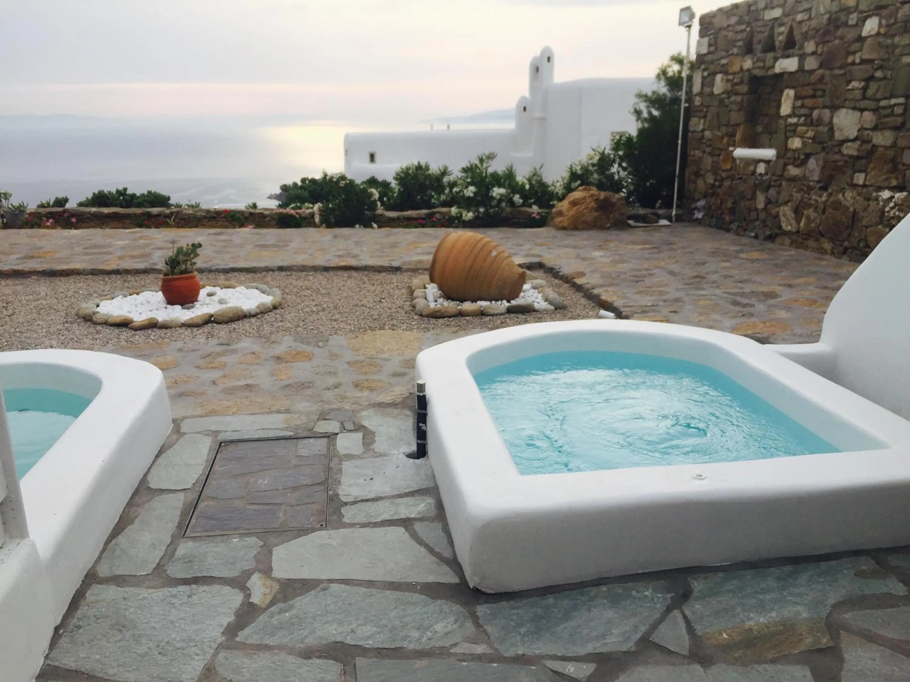 Property building in Manolia View Mykonos