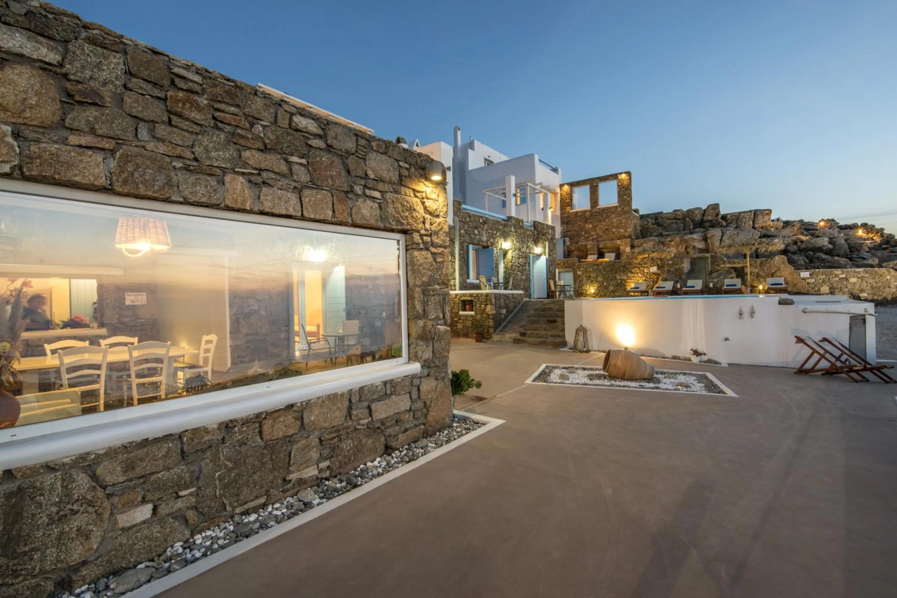 Facade/entrance in Manolia View Mykonos