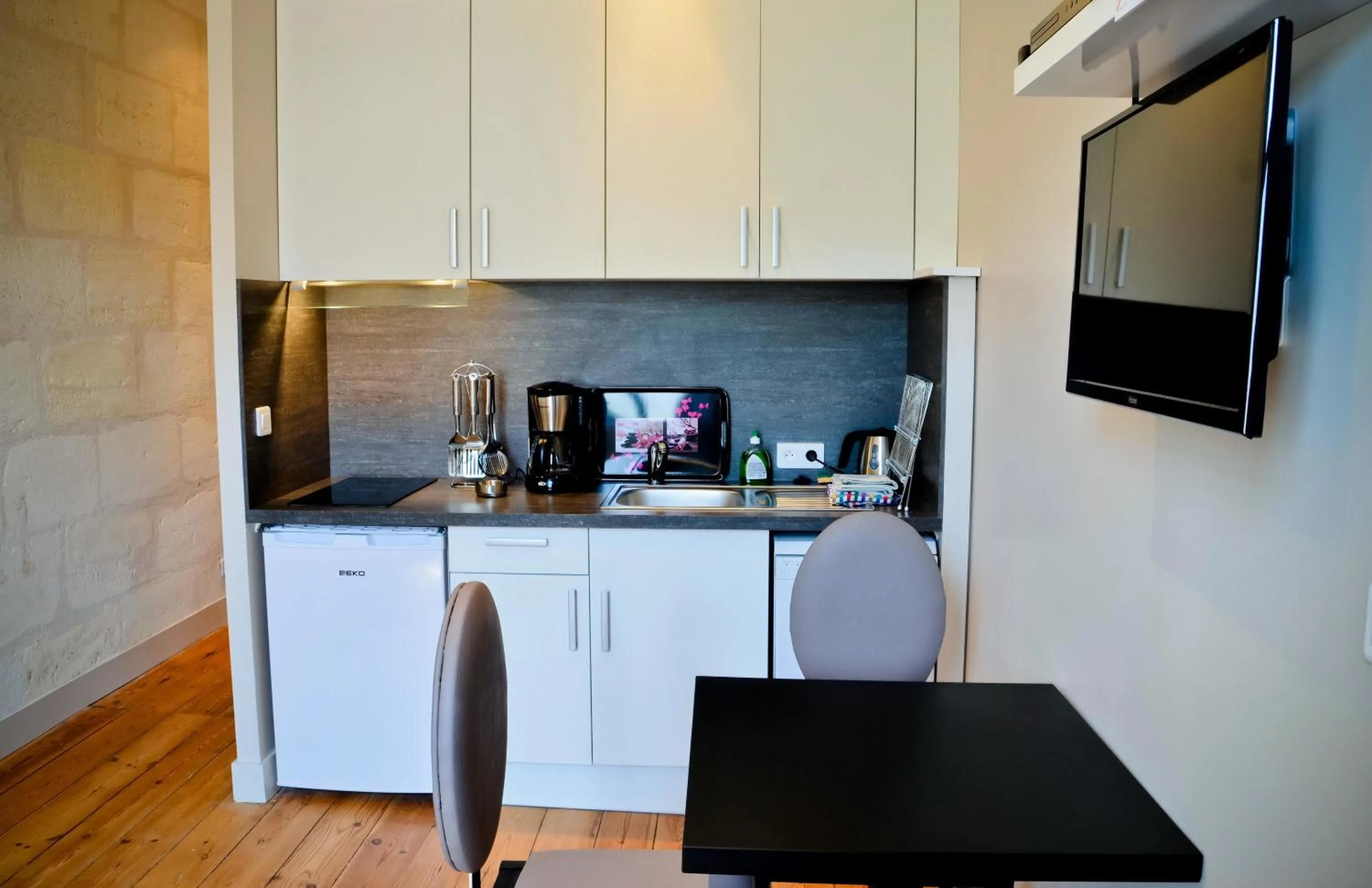 Kitchen or kitchenette in Bordo'Appart Hoya Bella