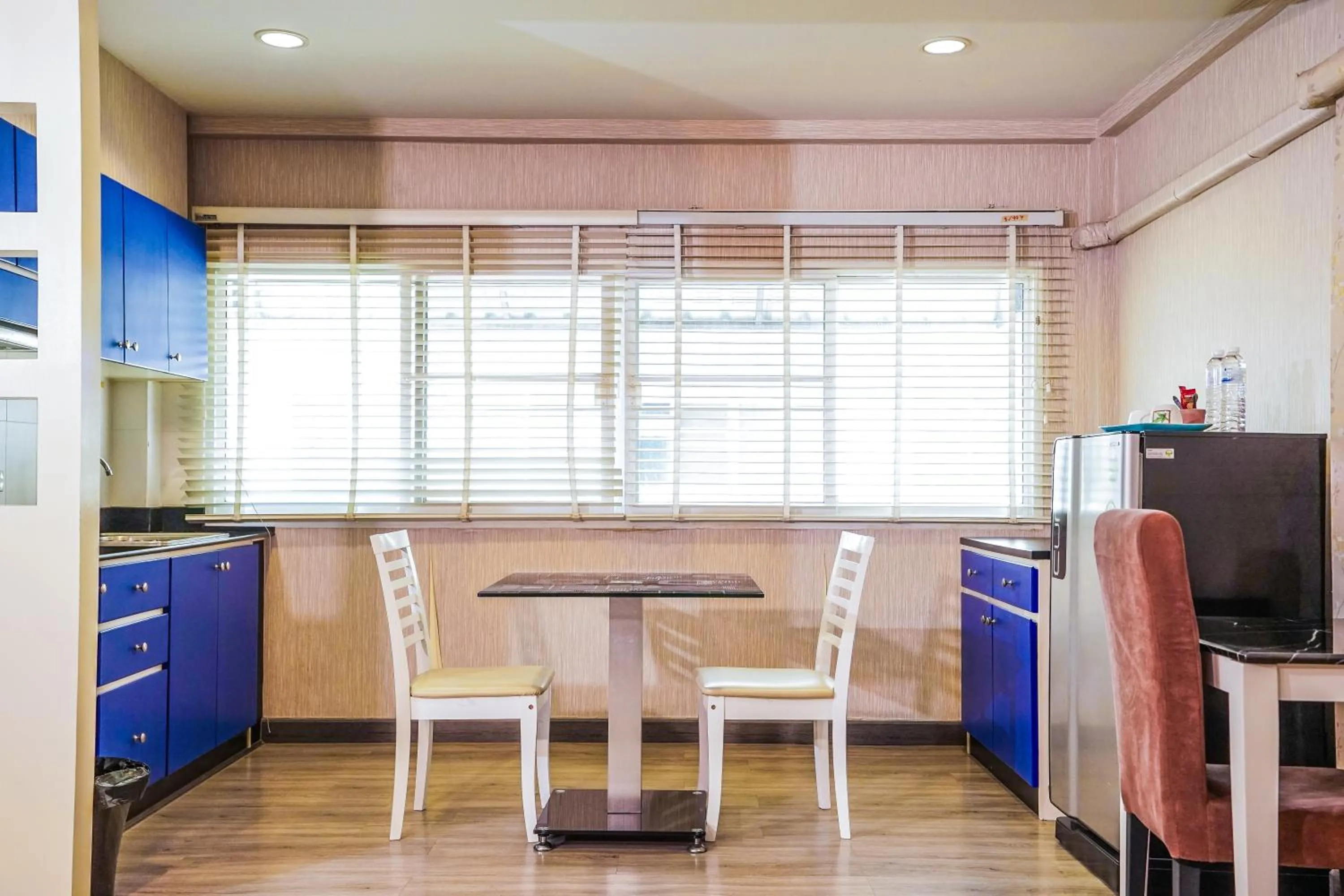 Kitchen or kitchenette in Blue cafe Apartments