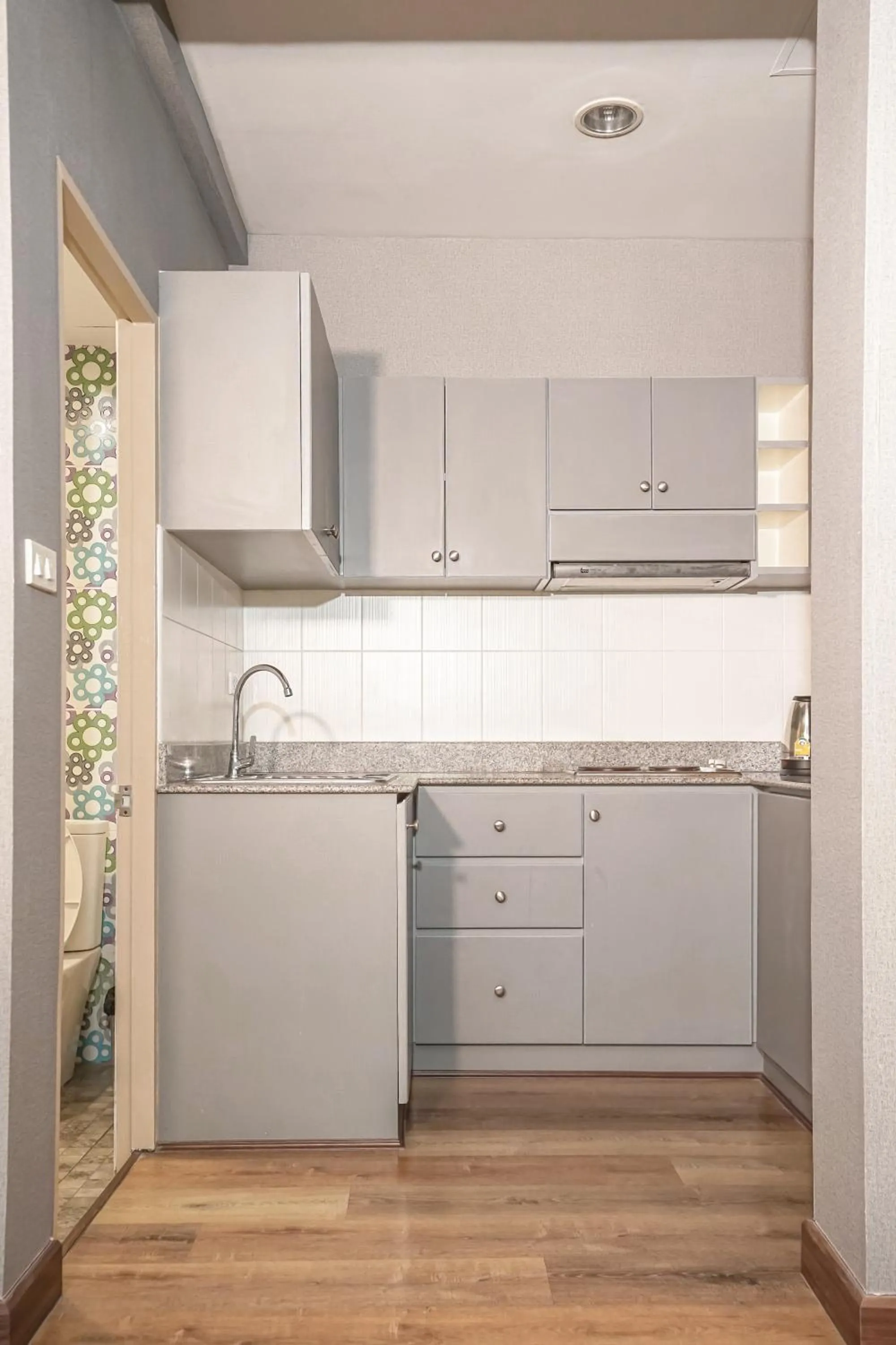Kitchen or kitchenette in Blue cafe Apartments