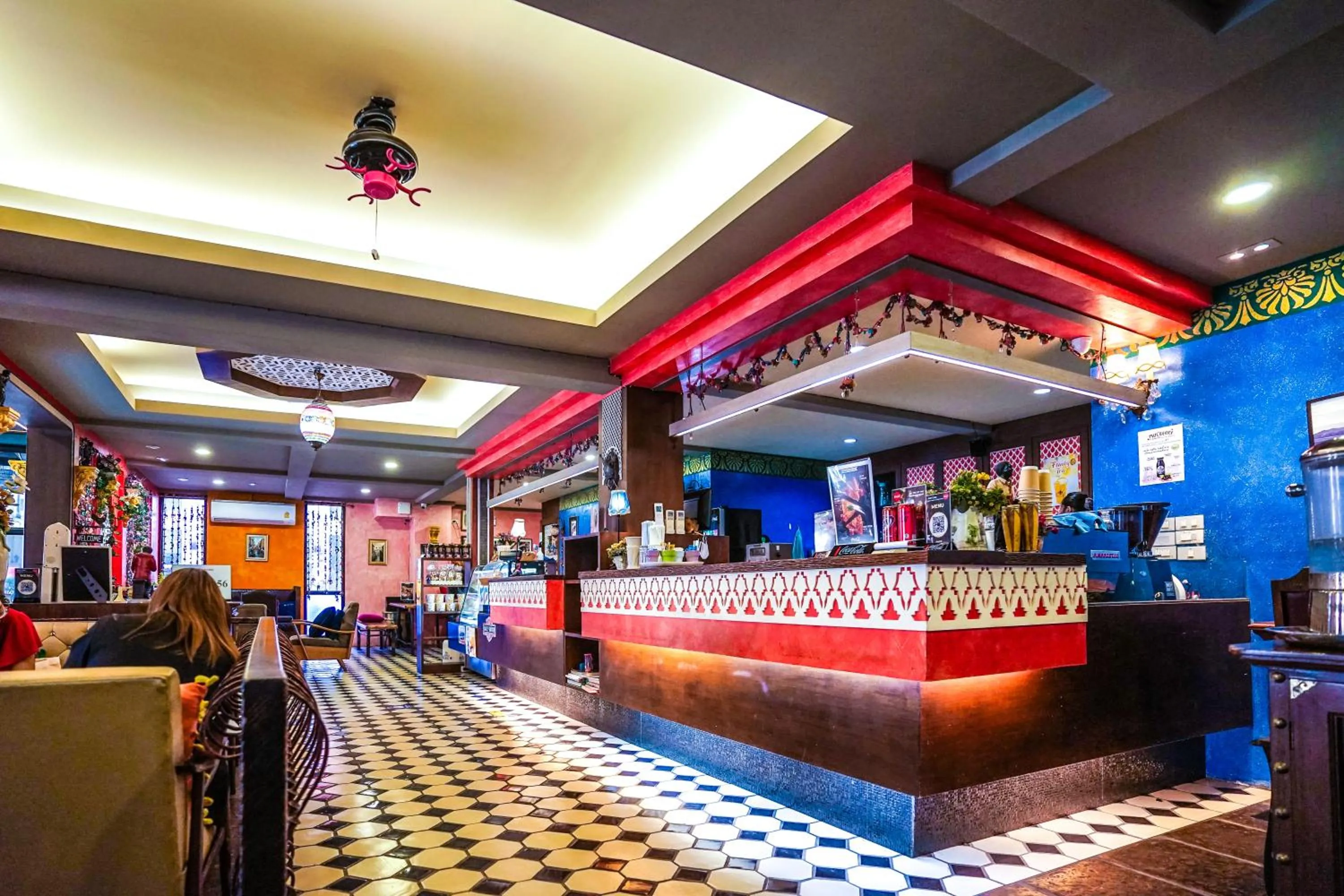 Property building in Blue cafe Apartments