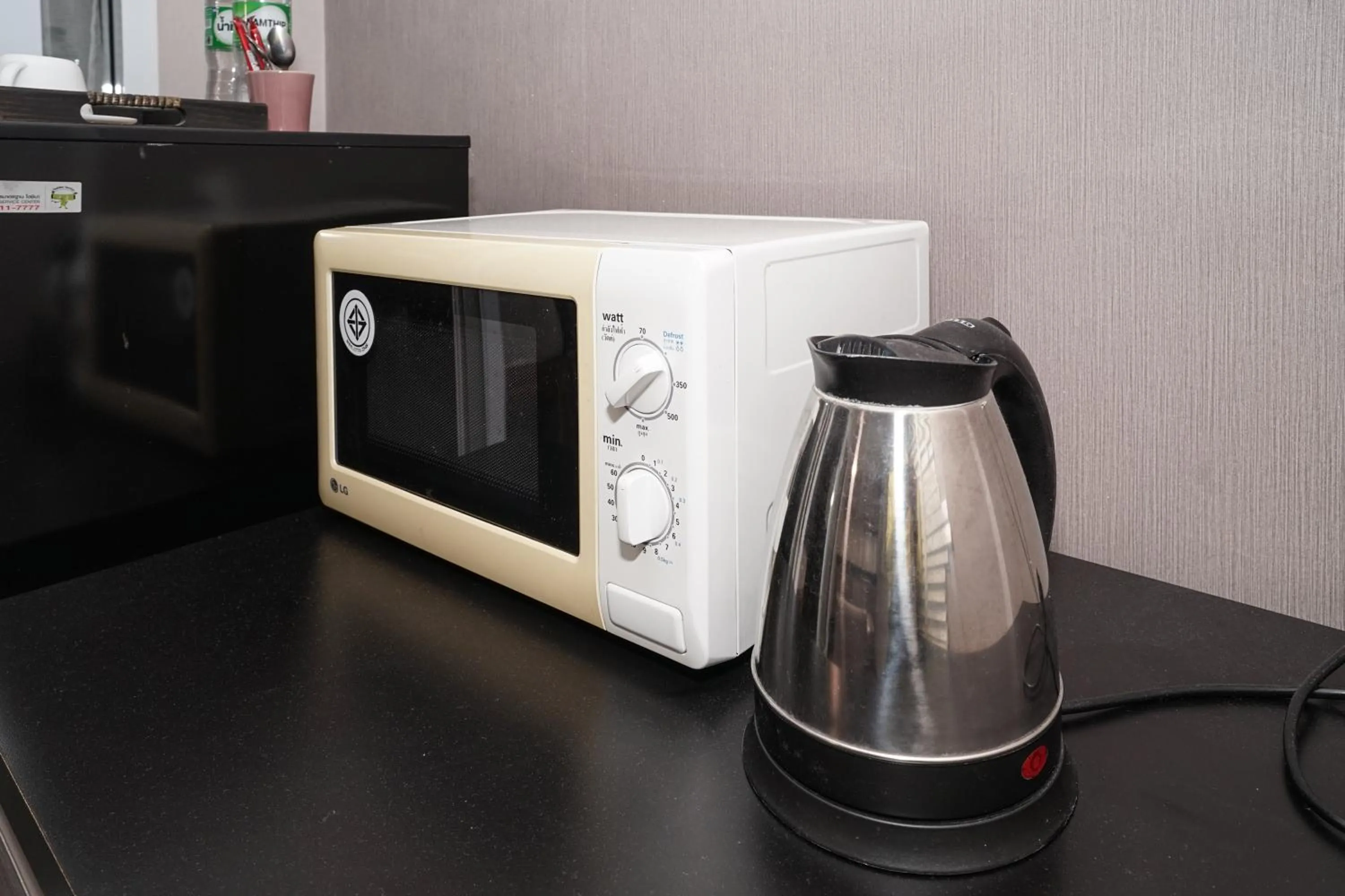 Kitchen or kitchenette in Blue cafe Apartments