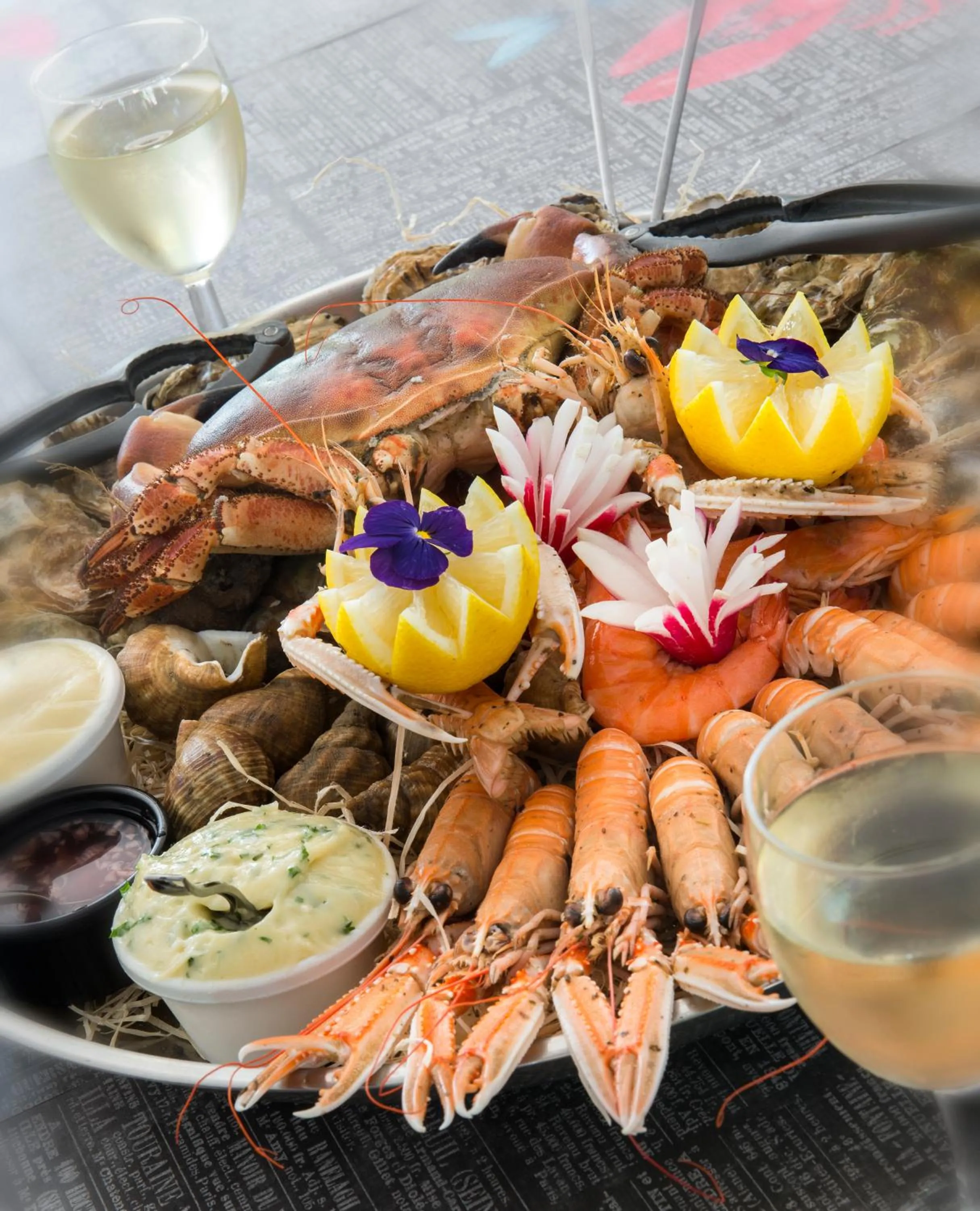 Food close-up in Logis Hôtel L'Air Marin