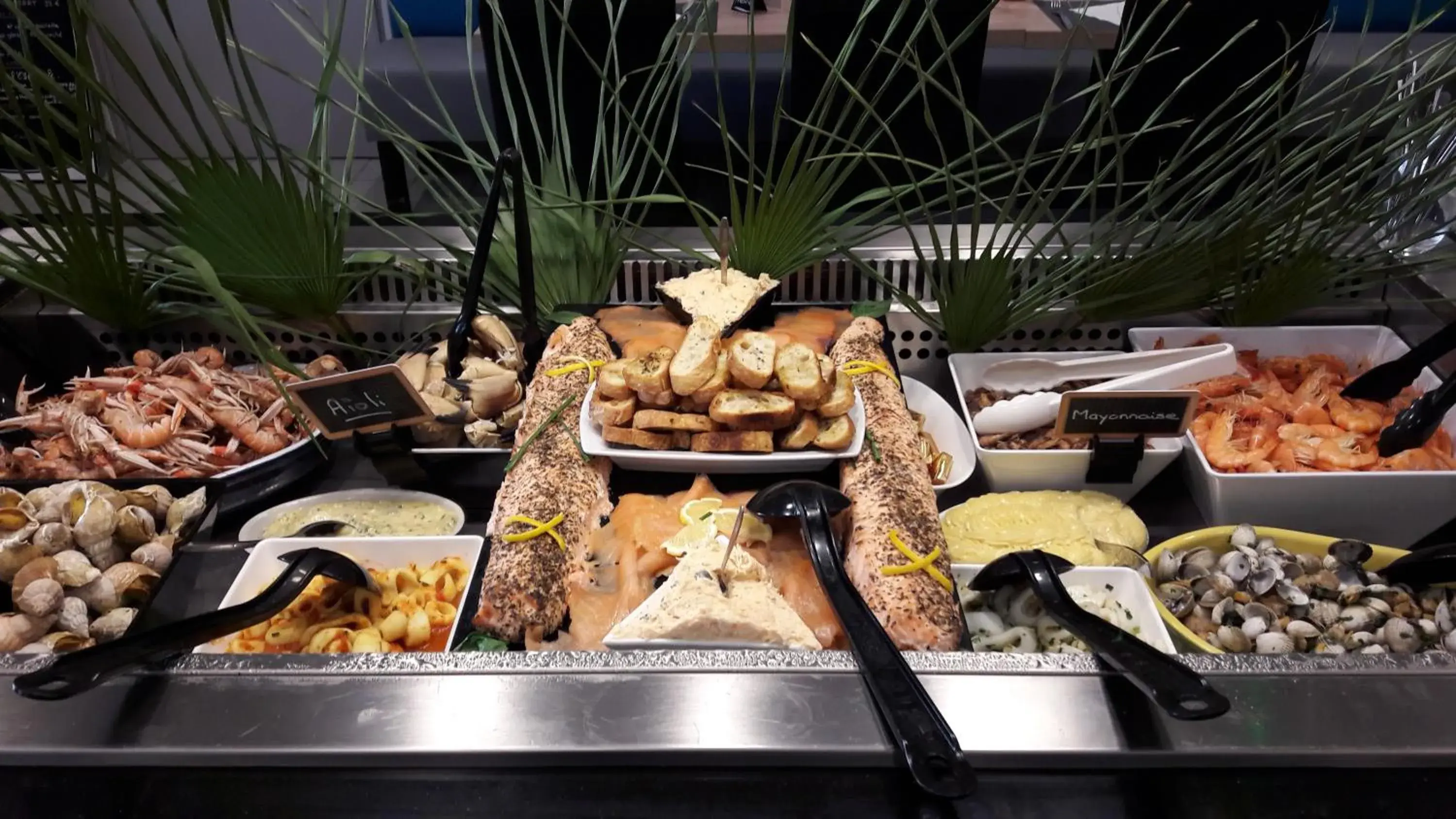 Food close-up in Logis Hôtel L'Air Marin Food close-up in Logis Hôtel L'Air Marin