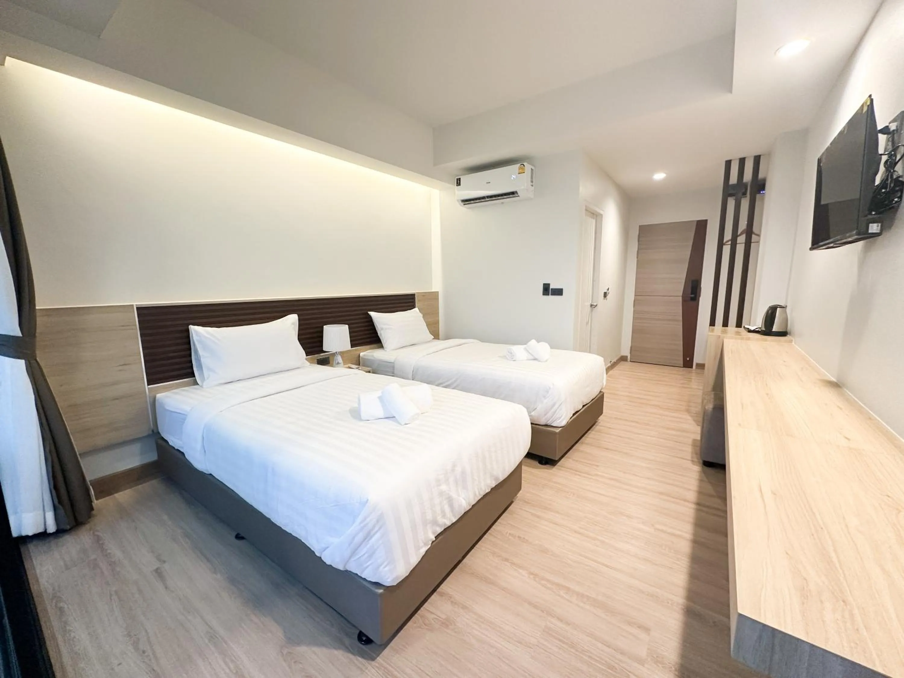 Bed in Mekong pano villa
