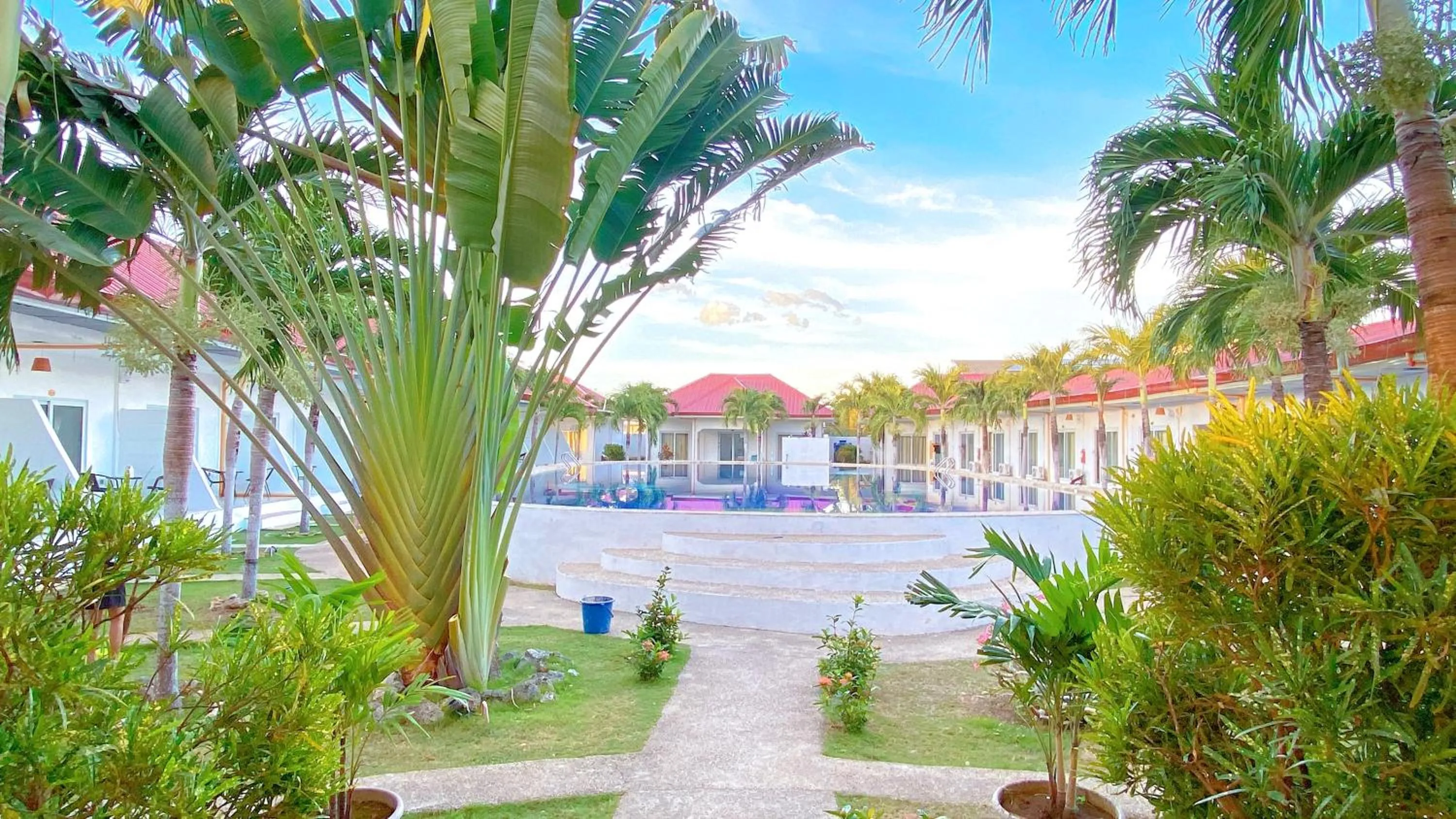 Garden view in Green Mango Resort