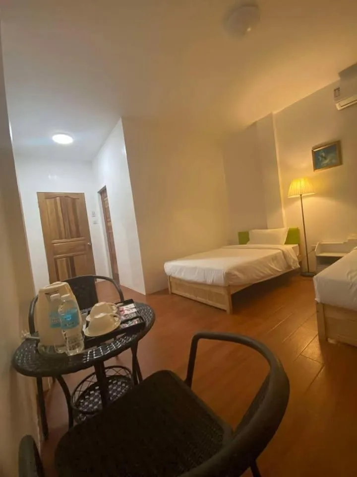 Bed in Green Mango Resort