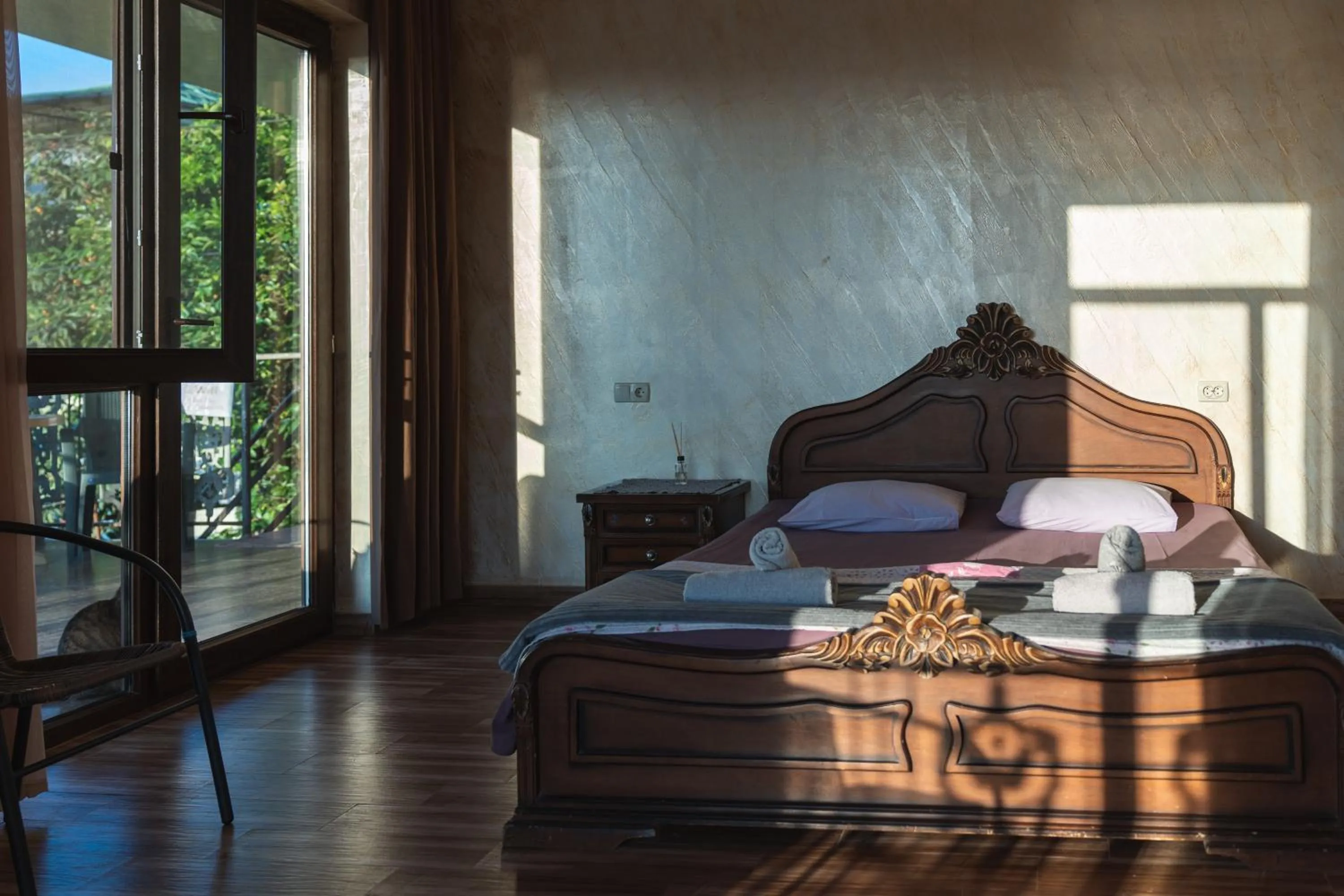 Bed in Batumi Homestay at Tamar Mephe Avenue