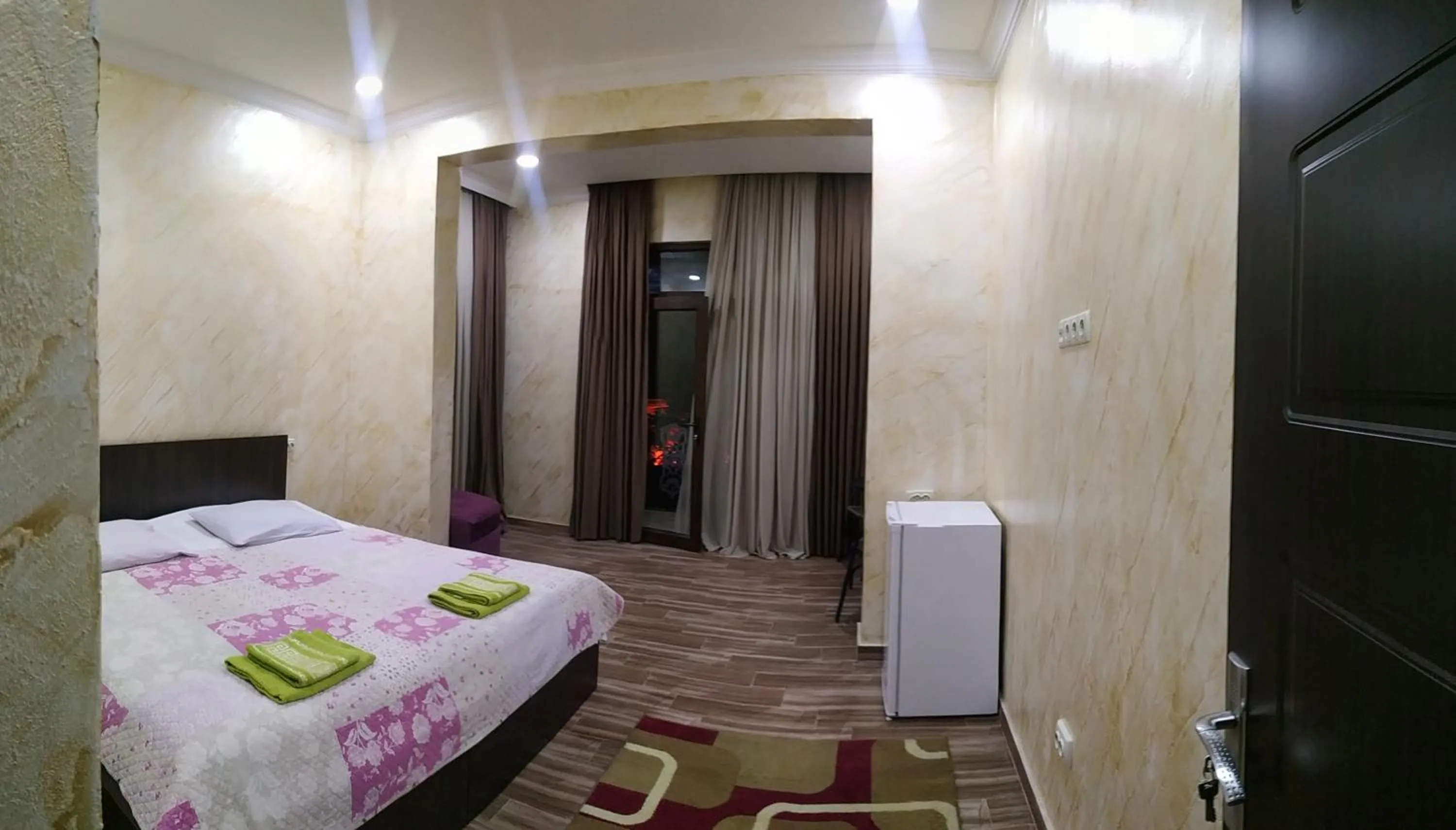 Bed in Batumi Homestay at Tamar Mephe Avenue