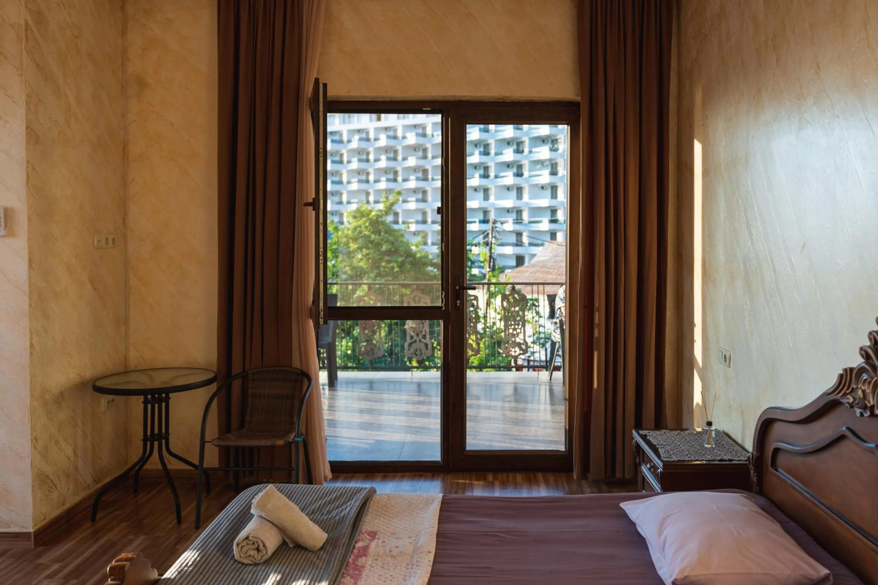 Bed in Batumi Homestay at Tamar Mephe Avenue
