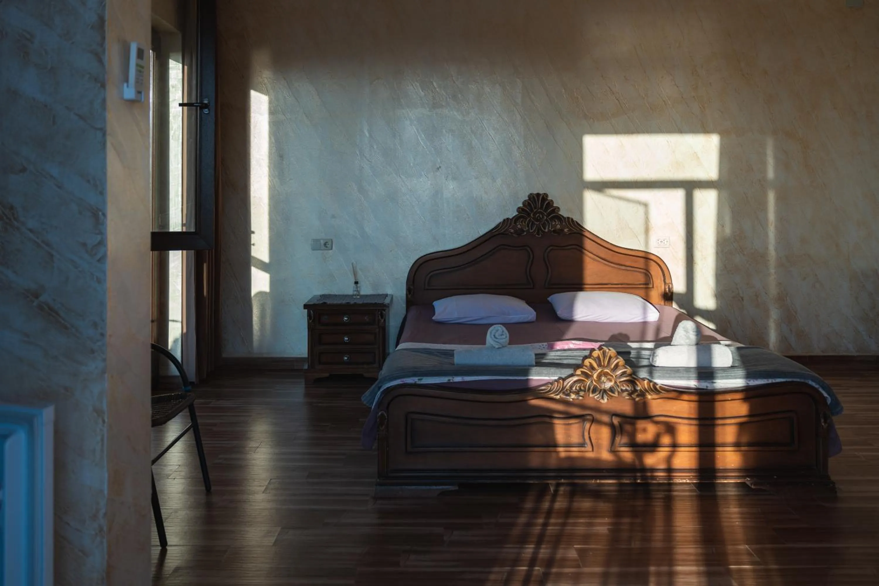 Bed in Batumi Homestay at Tamar Mephe Avenue