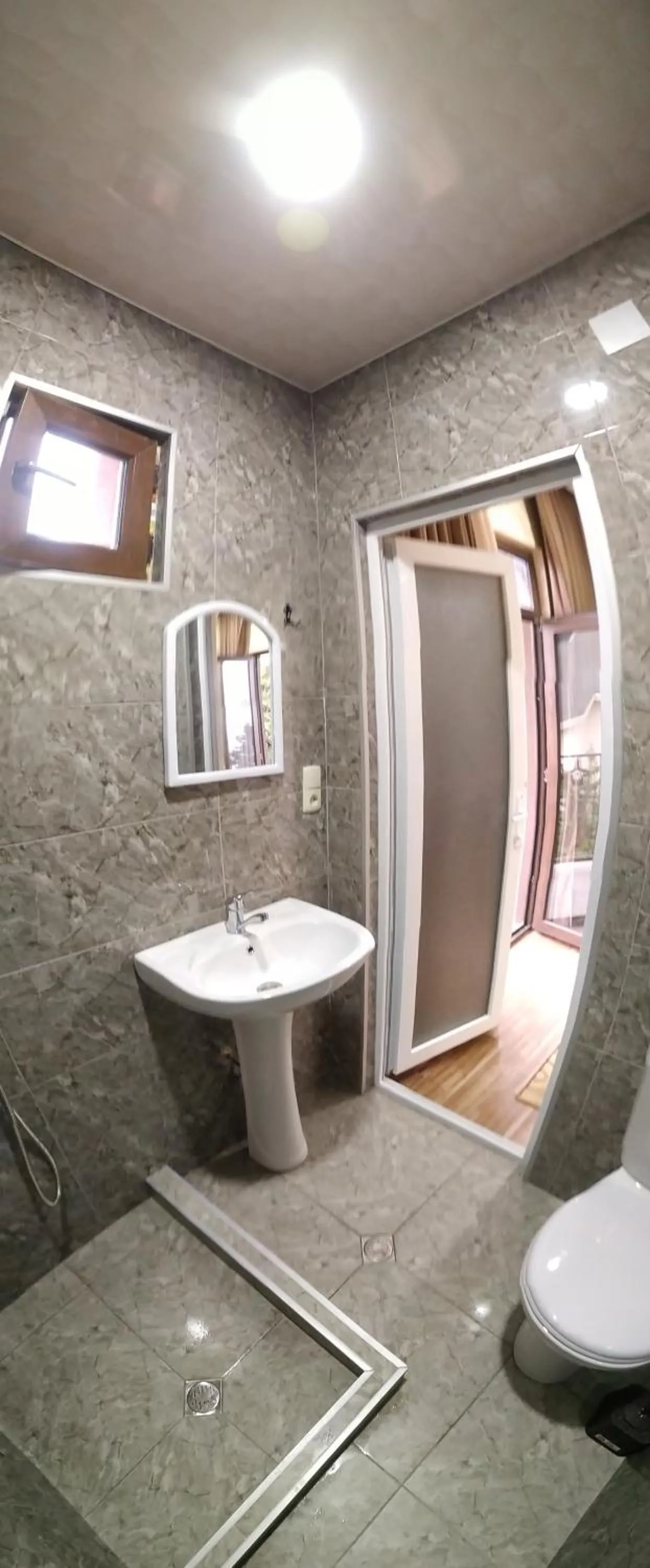 Shower in Batumi Homestay at Tamar Mephe Avenue