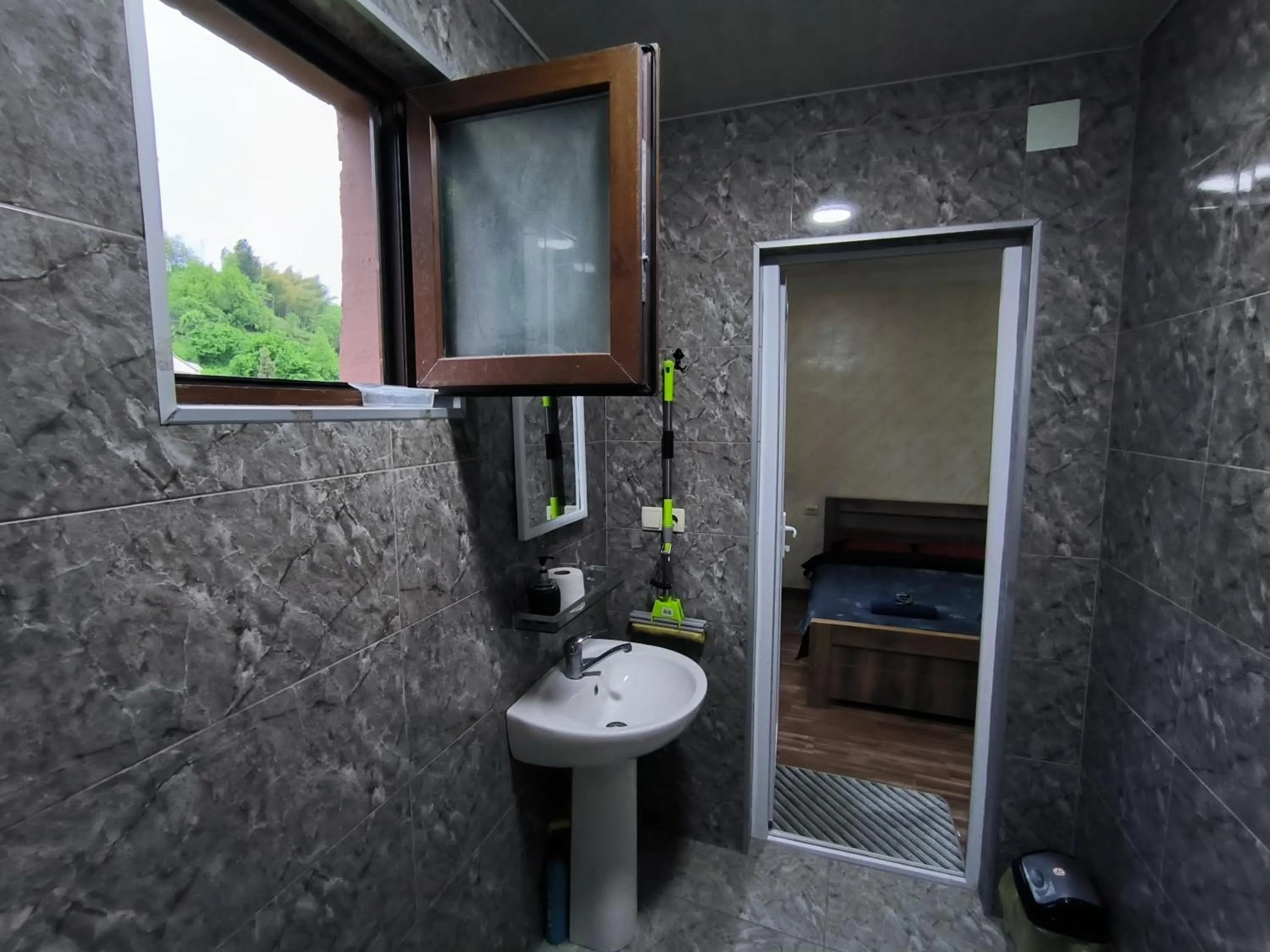 Shower in Batumi Homestay at Tamar Mephe Avenue