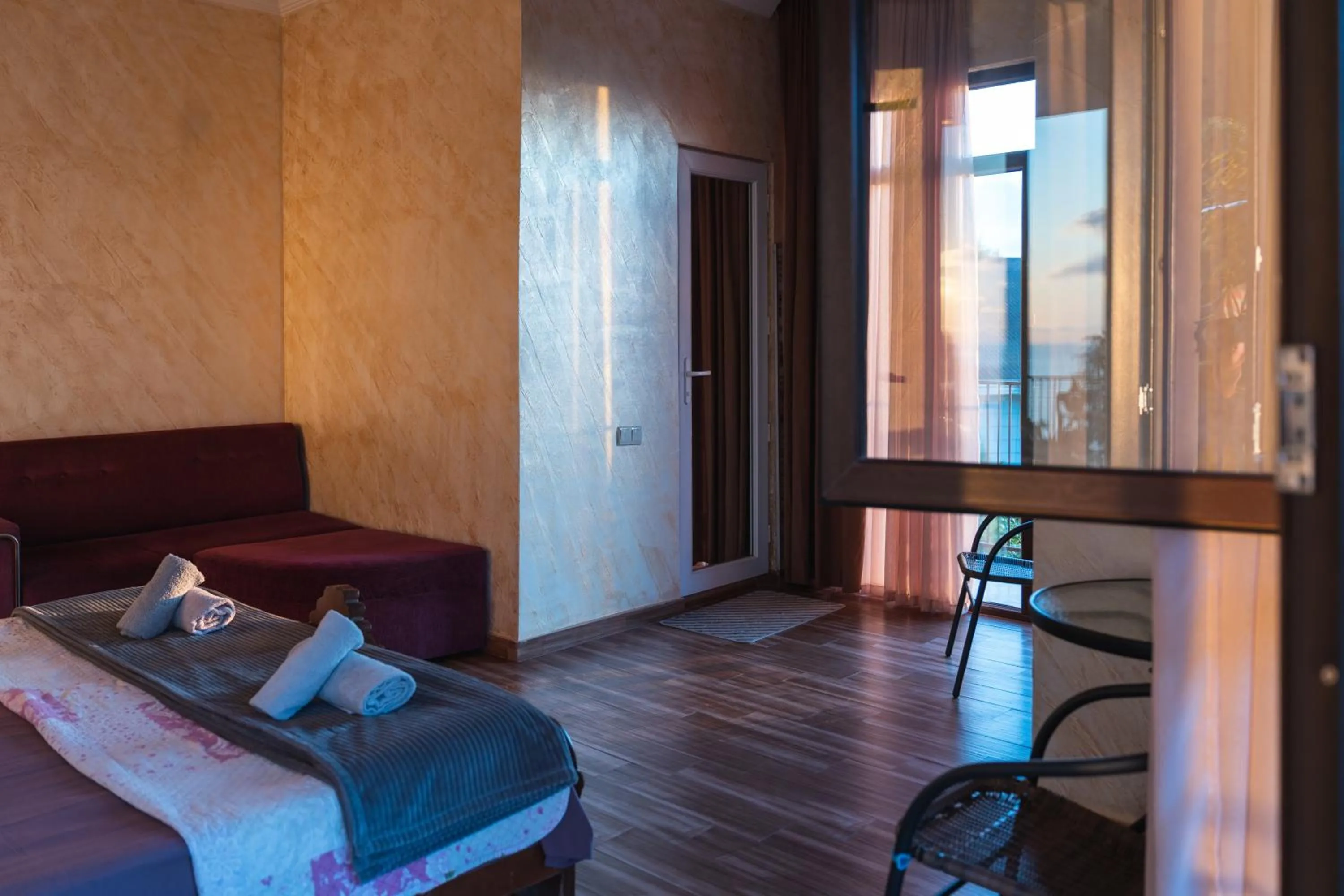 Bed in Batumi Homestay at Tamar Mephe Avenue