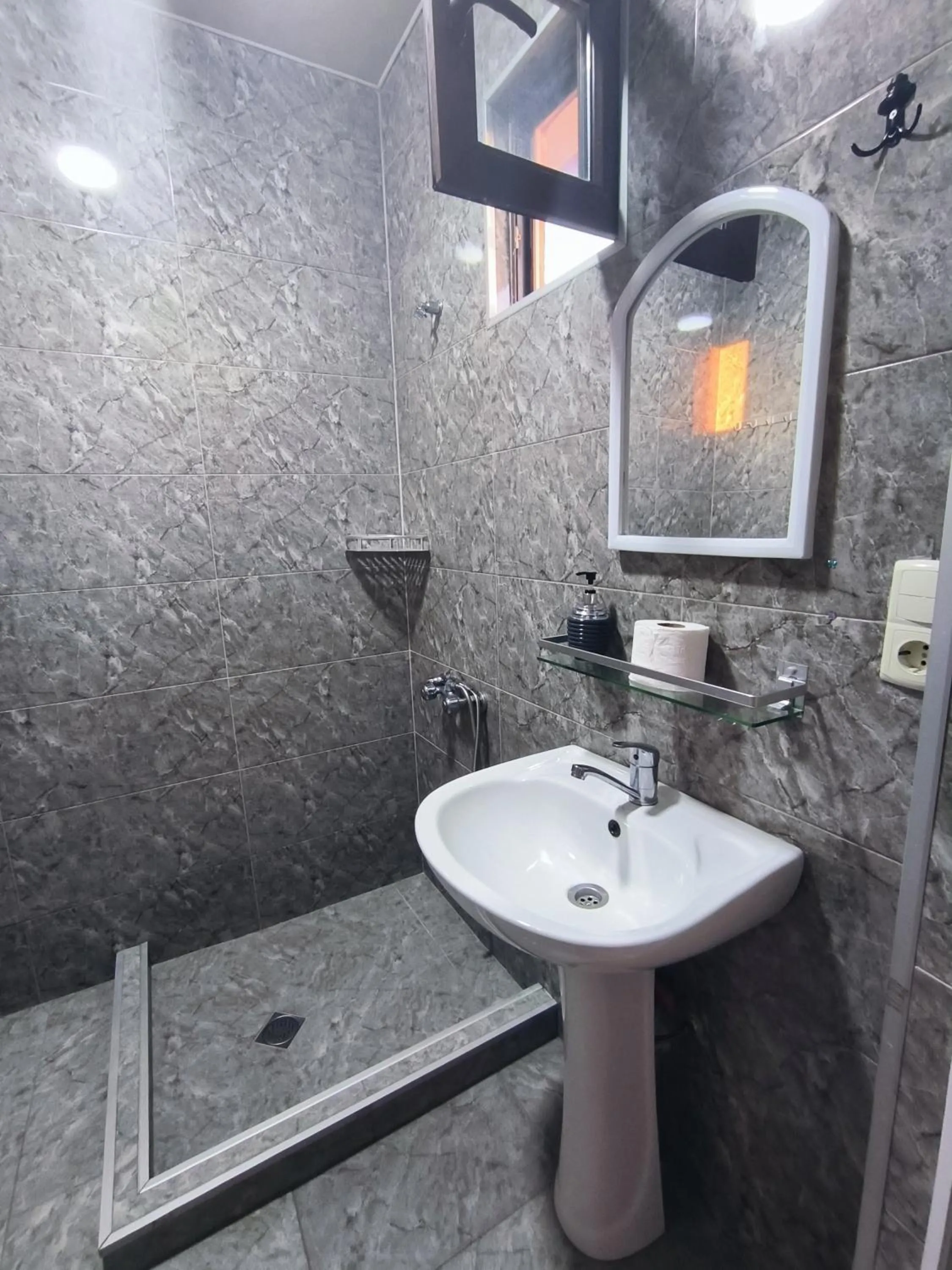 Shower in Batumi Homestay at Tamar Mephe Avenue